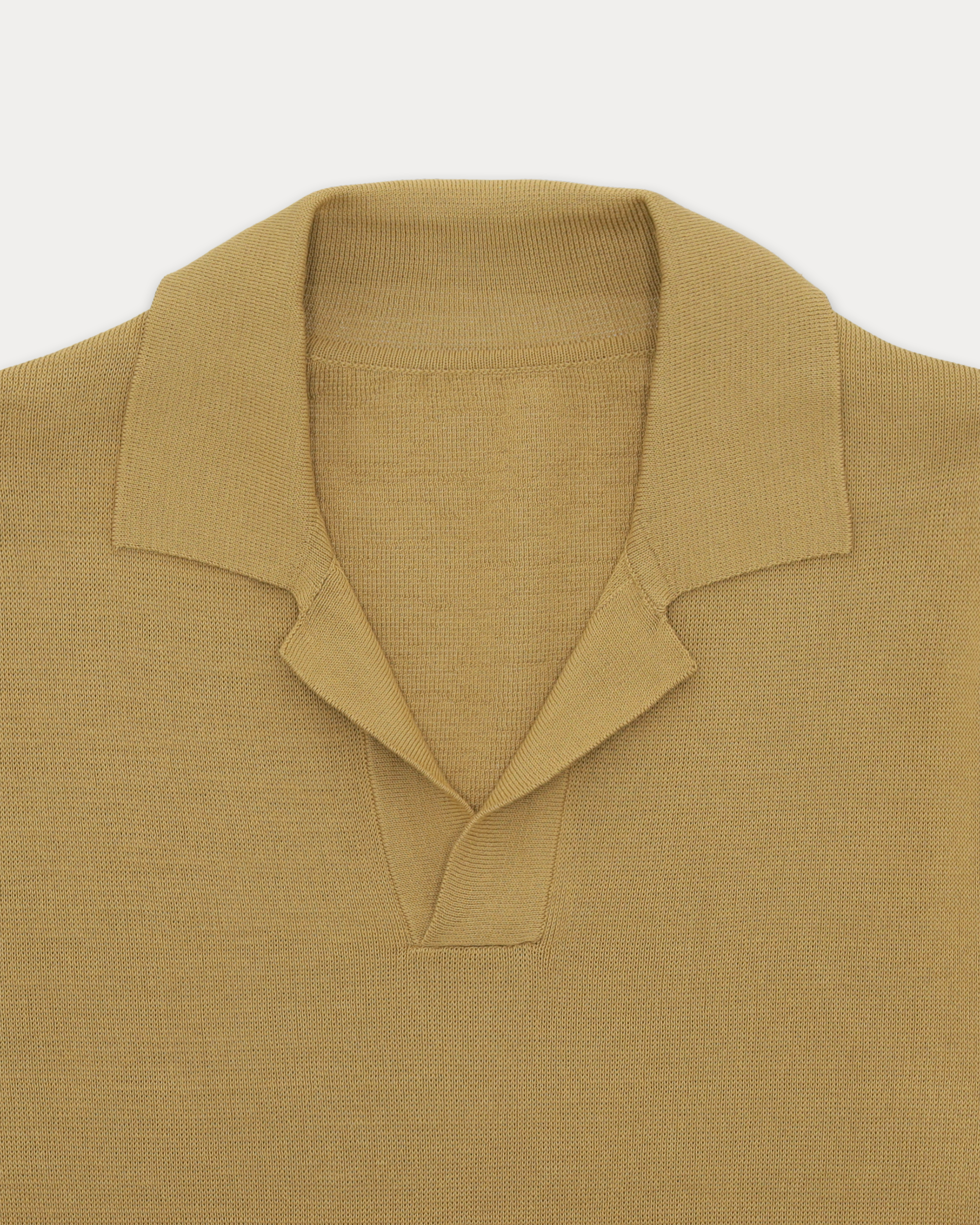 Adrien Cotton Knit V-Neck Polo