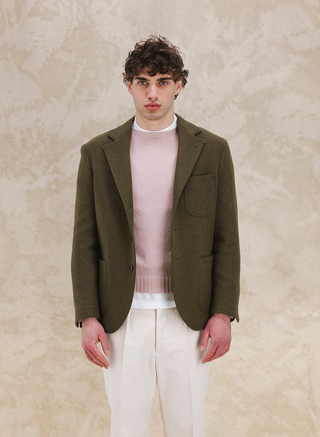 Alfonso Giacca Monopetto Classica In Lana