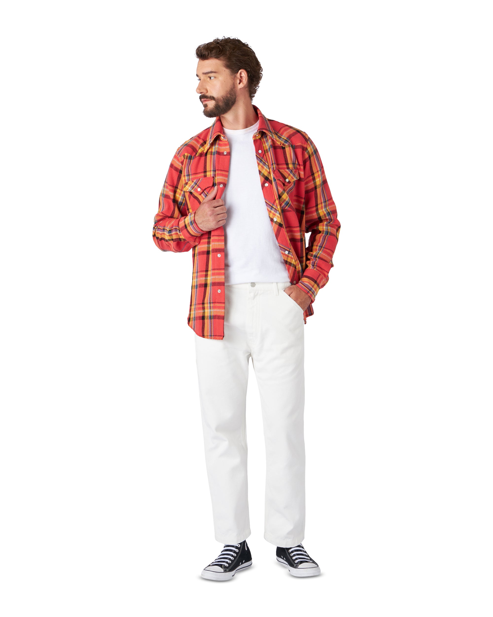 Allen Pantaloni "Workwear" in Twill di Cotone