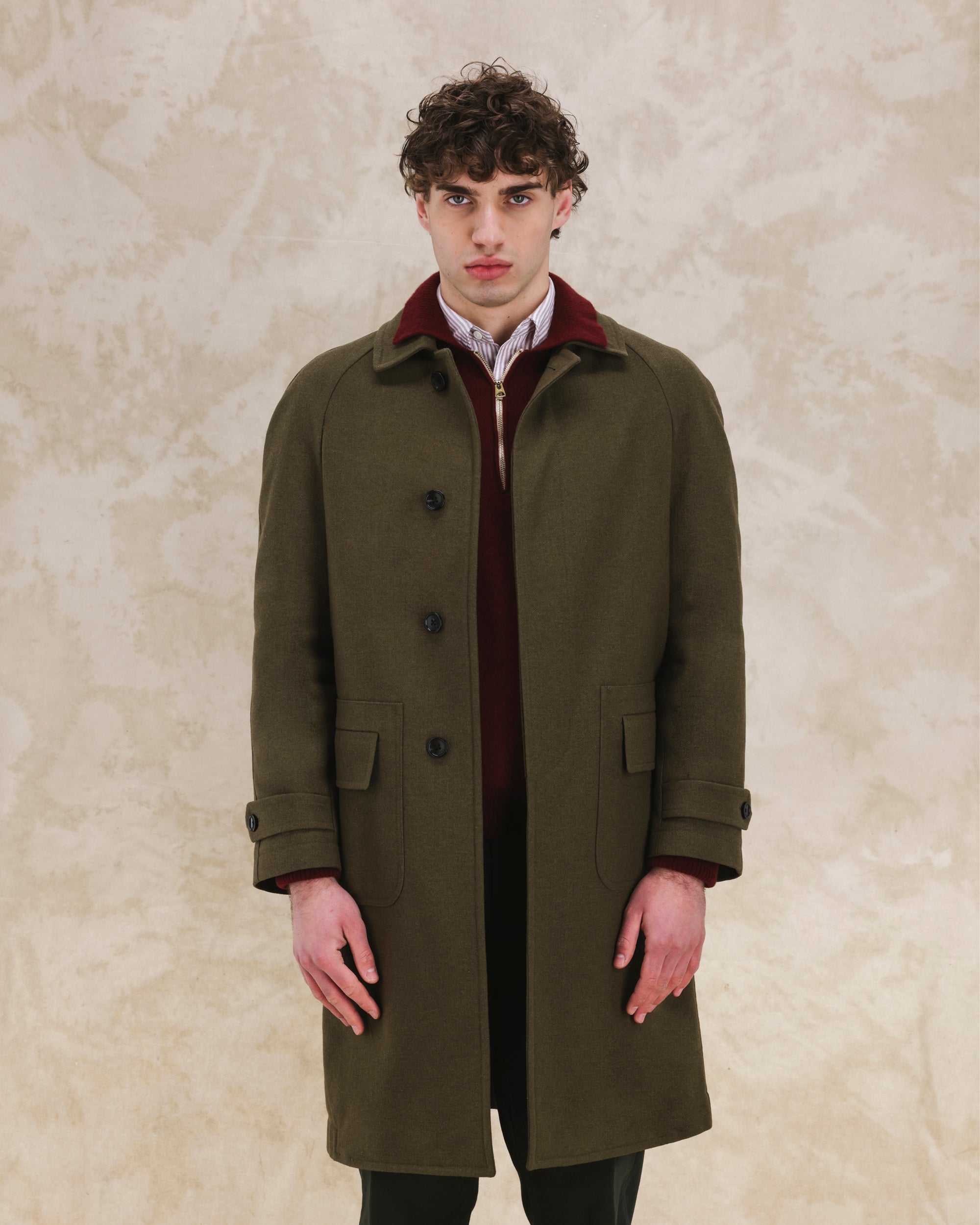 Amedeo Cappotto Monopetto in Lana