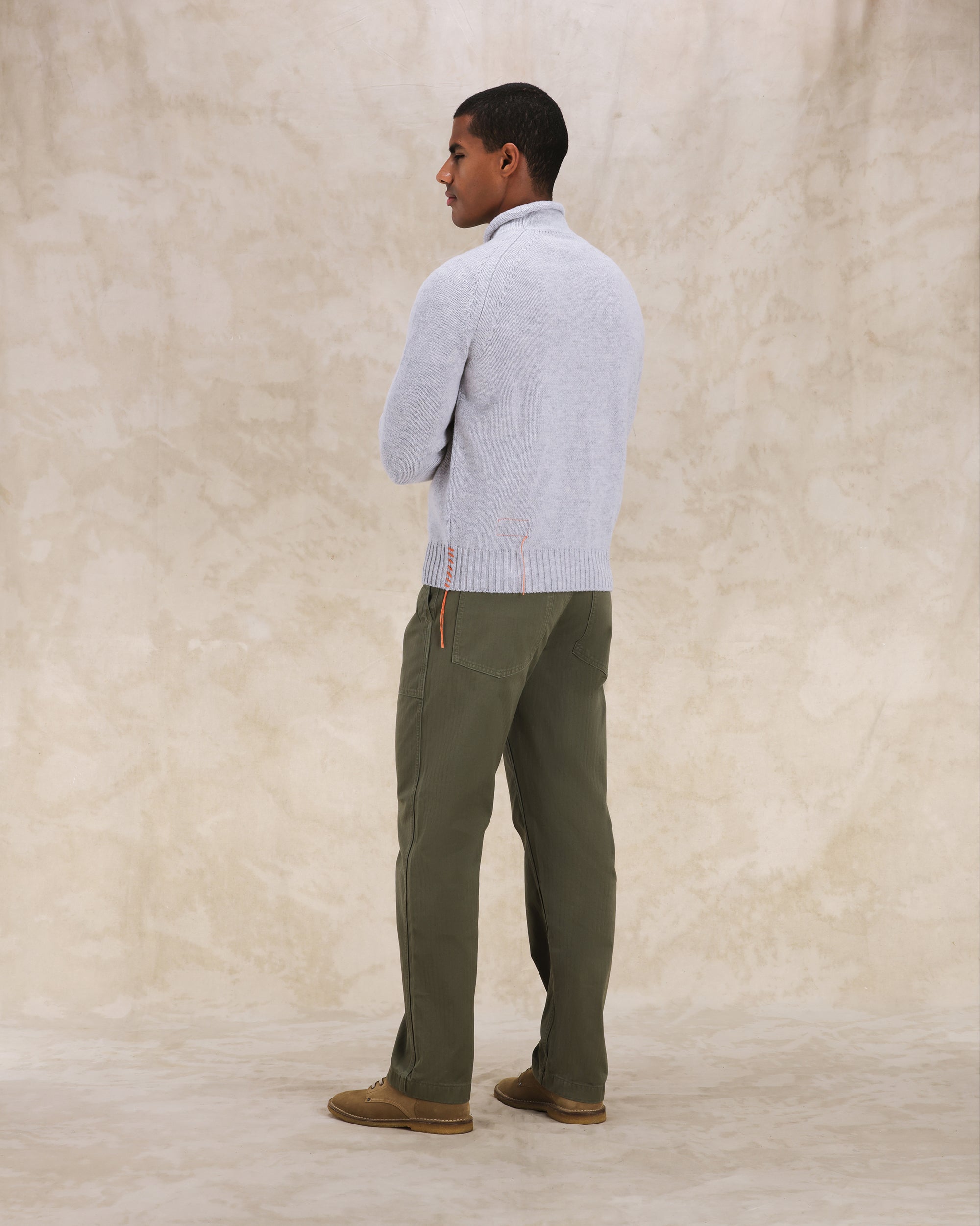 Andrew Merino Wool High Neck Sweater