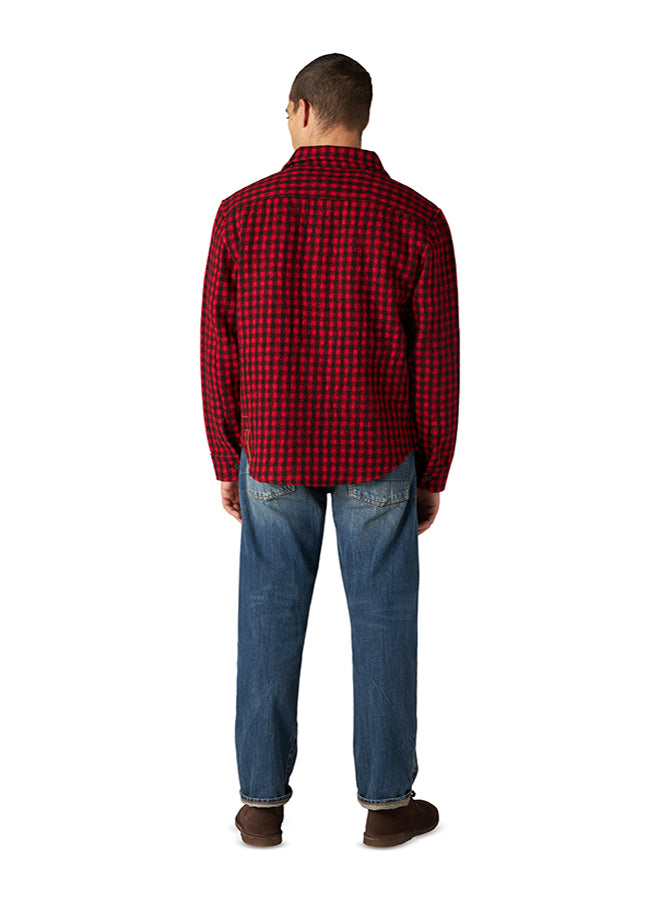 Anker Camicia In Lana A Quadri Con Tasche