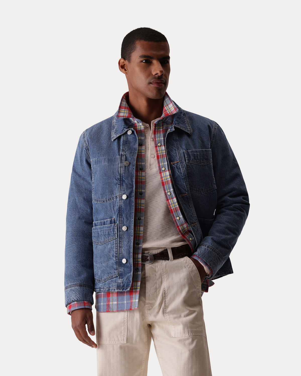 Arapaho Giacca in Denim Stone Wash