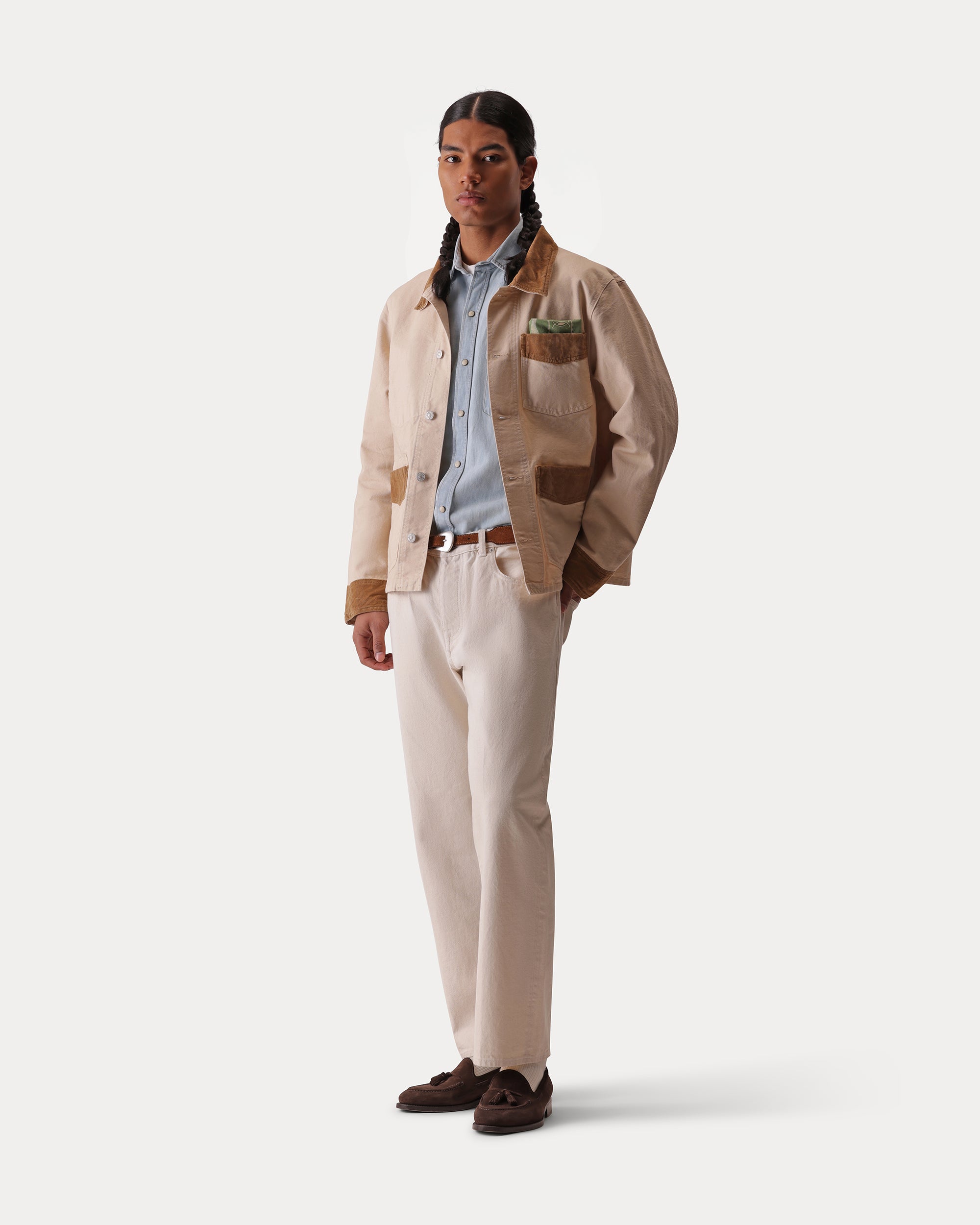 Arapaho Giacca in Canvas di Cotone