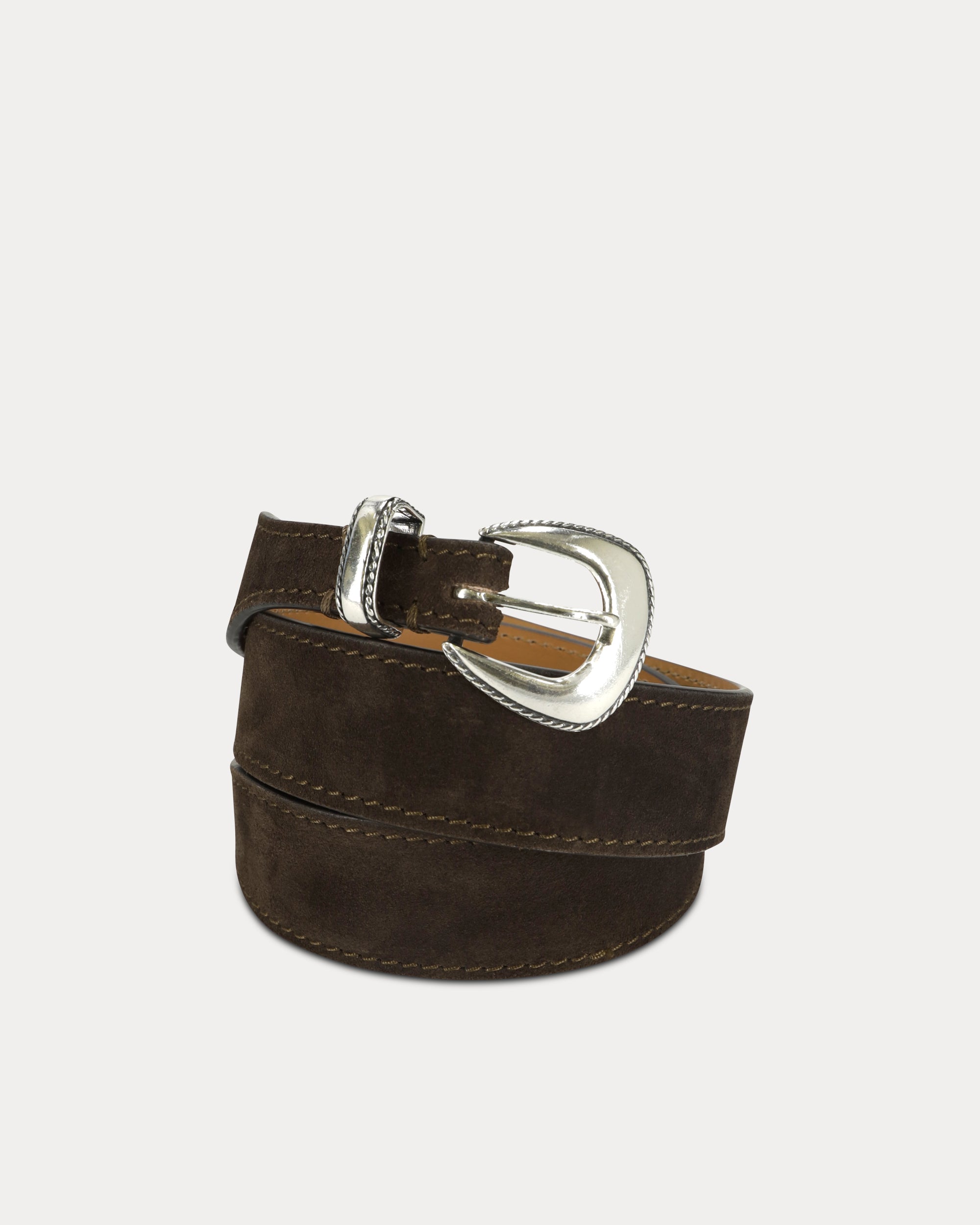 Arizona Silver and Suede Belt