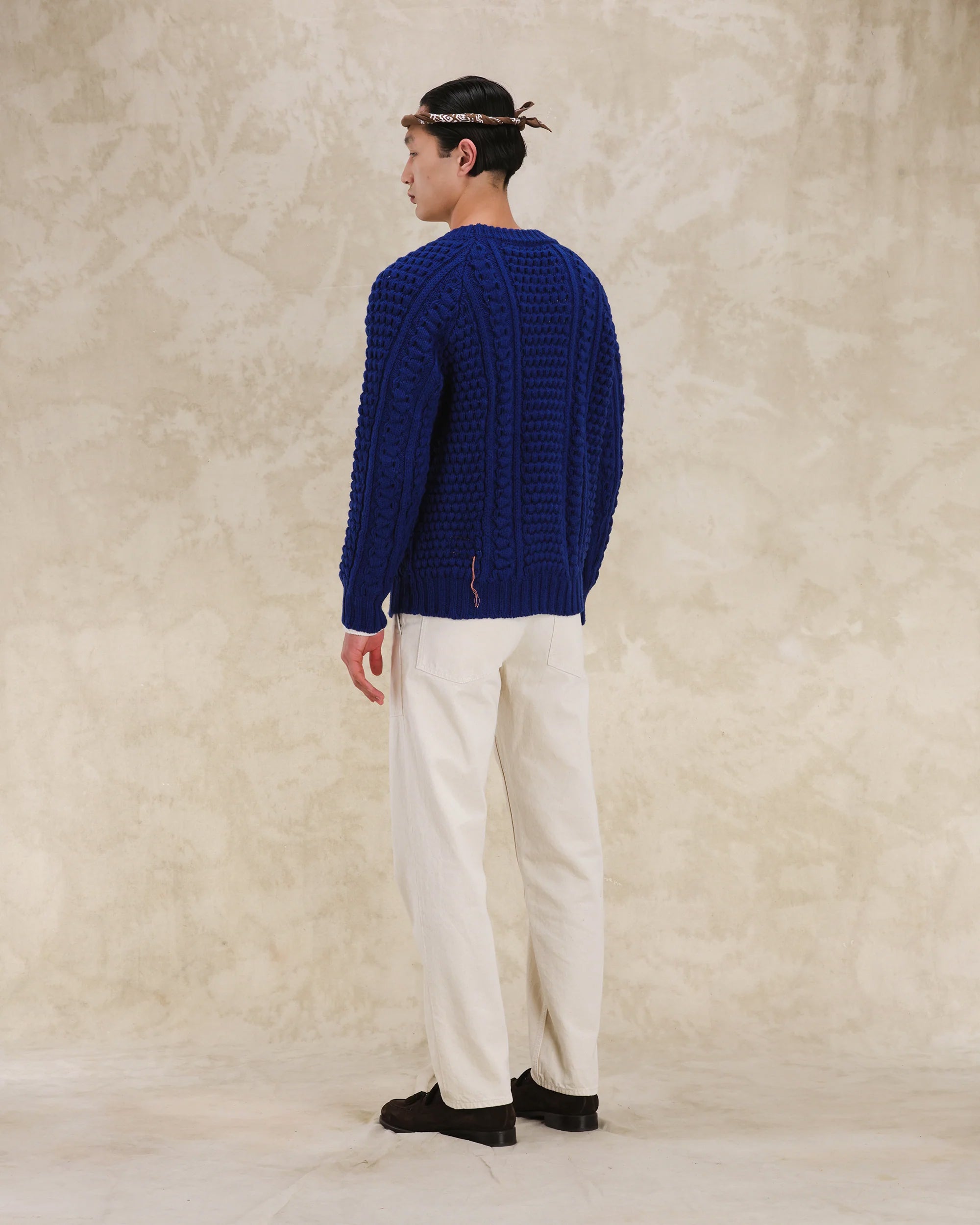 Aston Maglione Girocollo in Lana Intrecciata