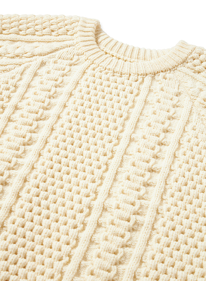 Aston Maglione Girocollo in Lana Intrecciata