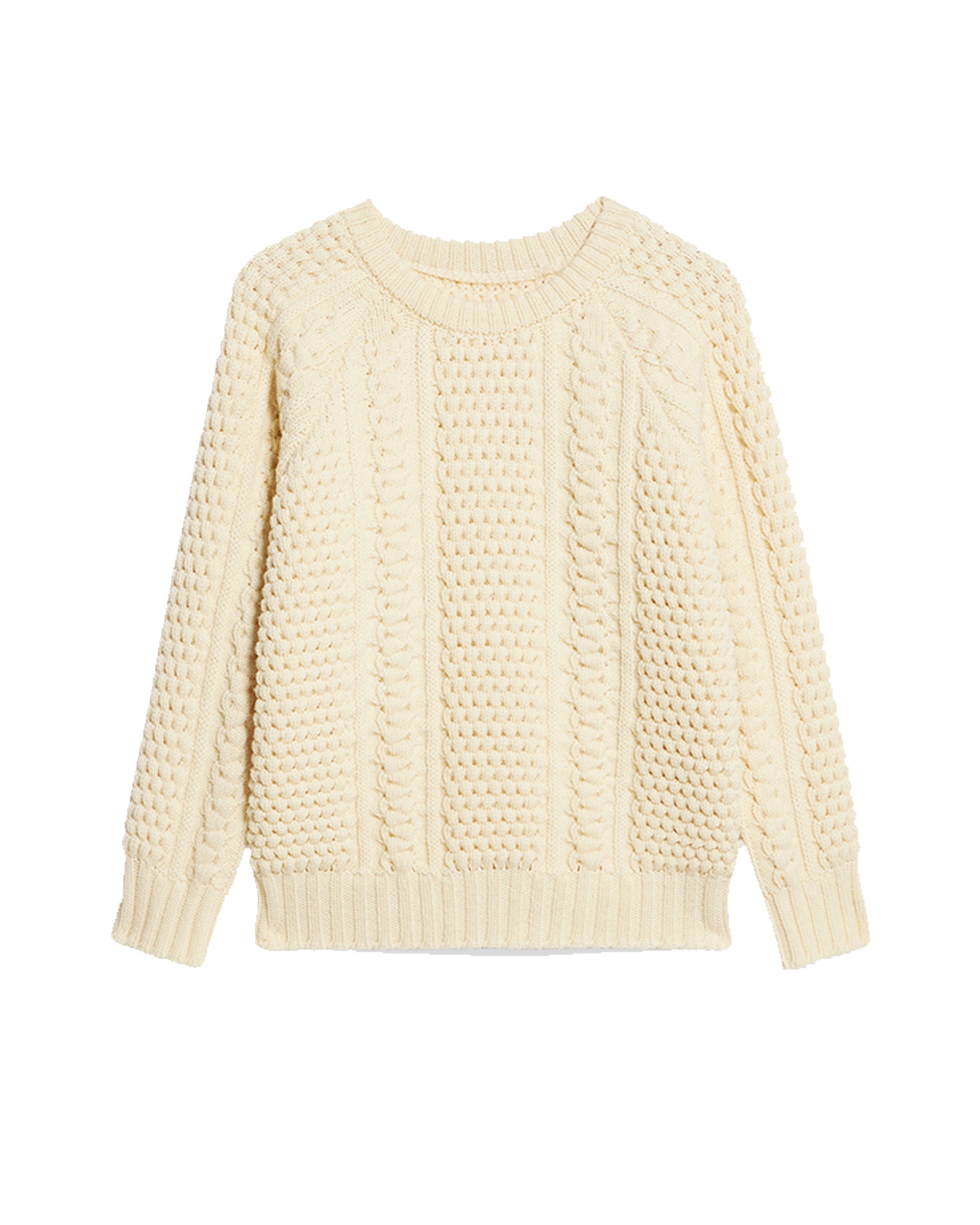 Aston Maglione Girocollo in Lana Intrecciata