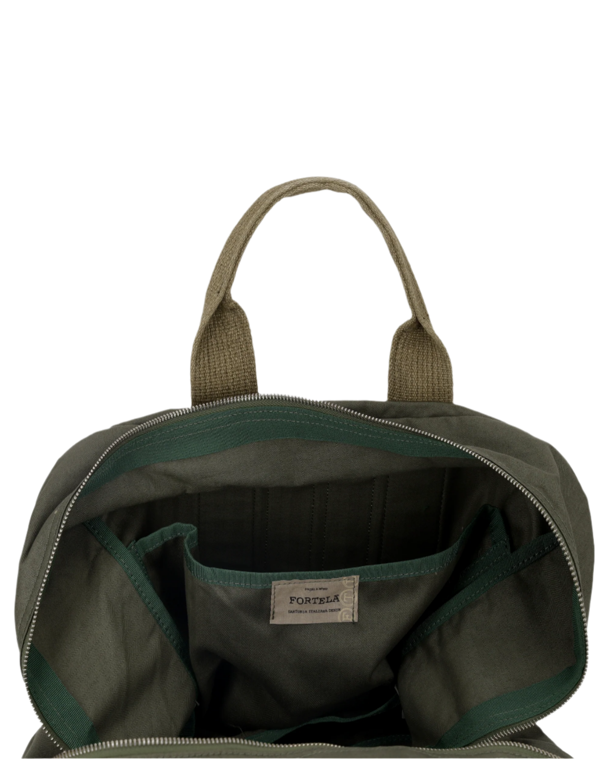 Aviatorbag Borsa In Herringbone di Cotone