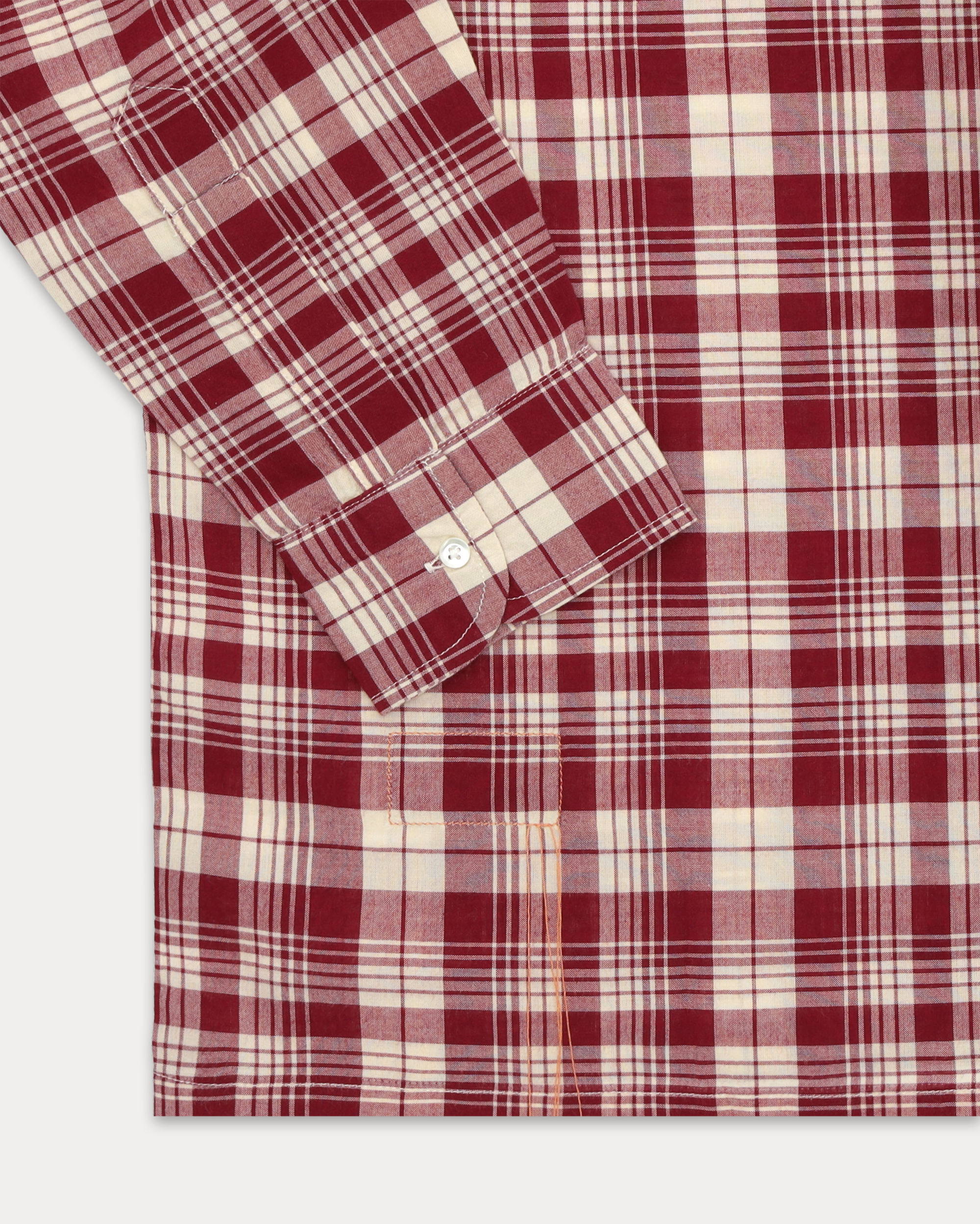 Baker Checkered Cotton Bowling Shirt