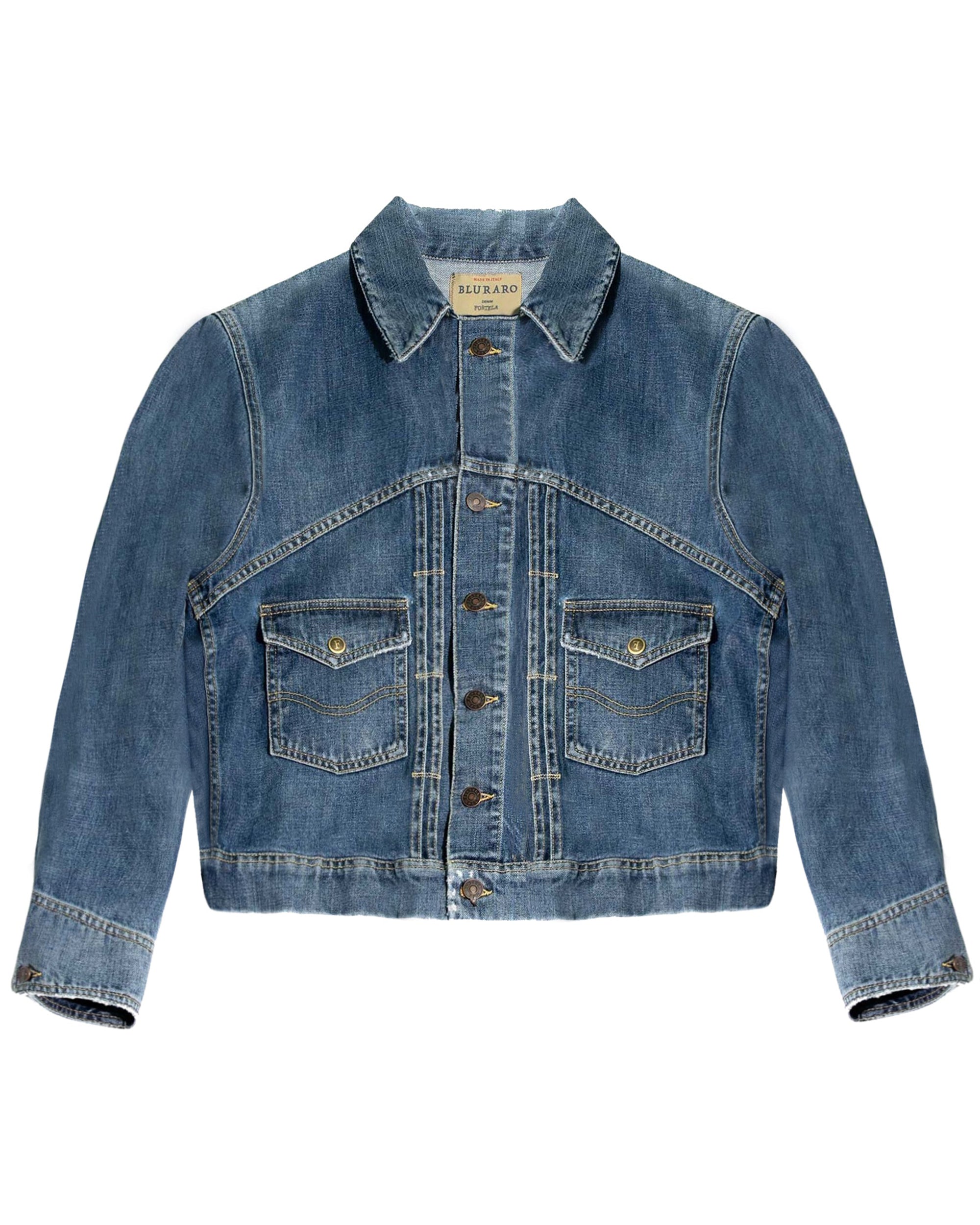 Bananastitchj Giacca in Denim Stone Wash