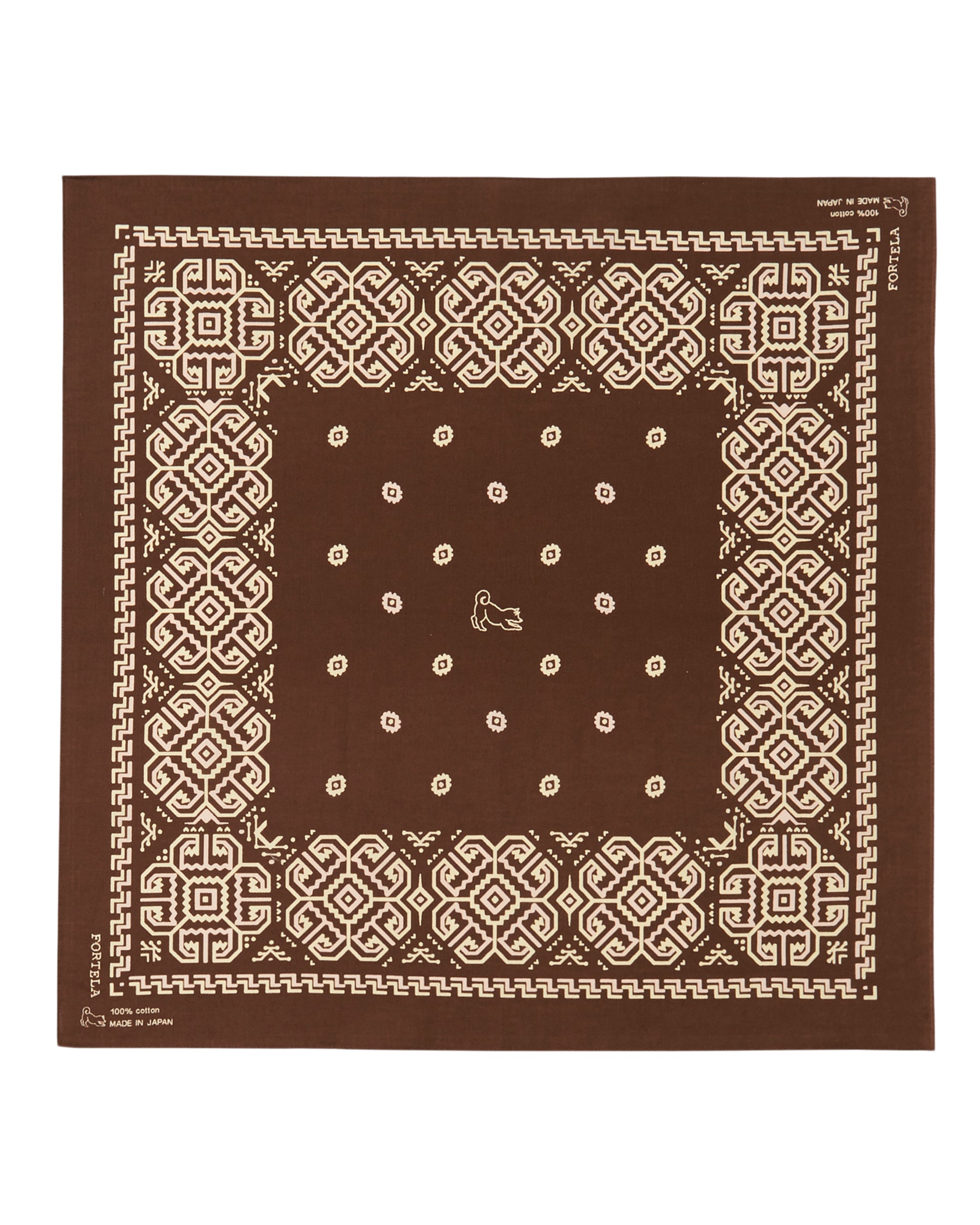 Bandana In Cotone con Stampa "Ikara"