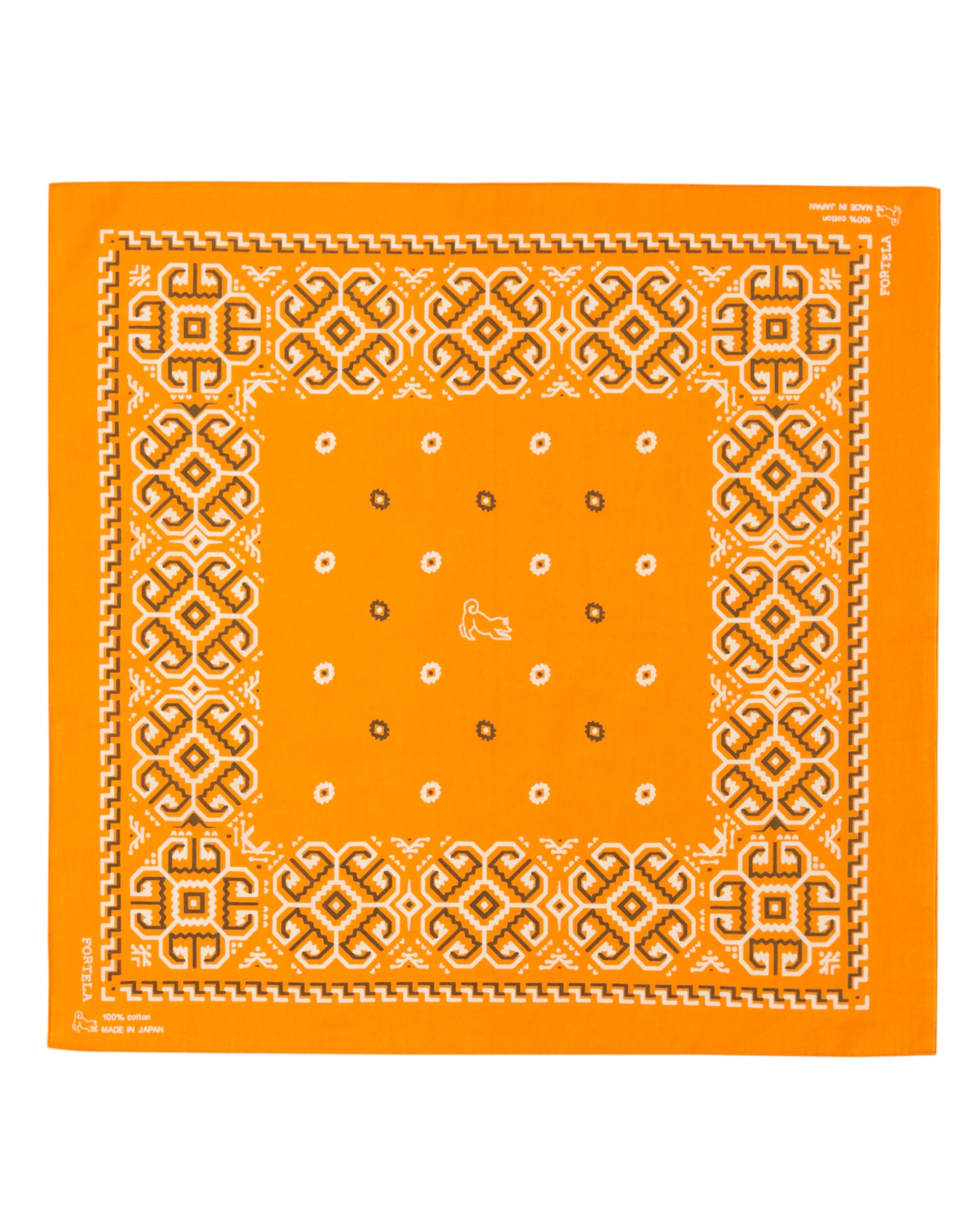 Bandana In Cotone con Stampa "Ikara"