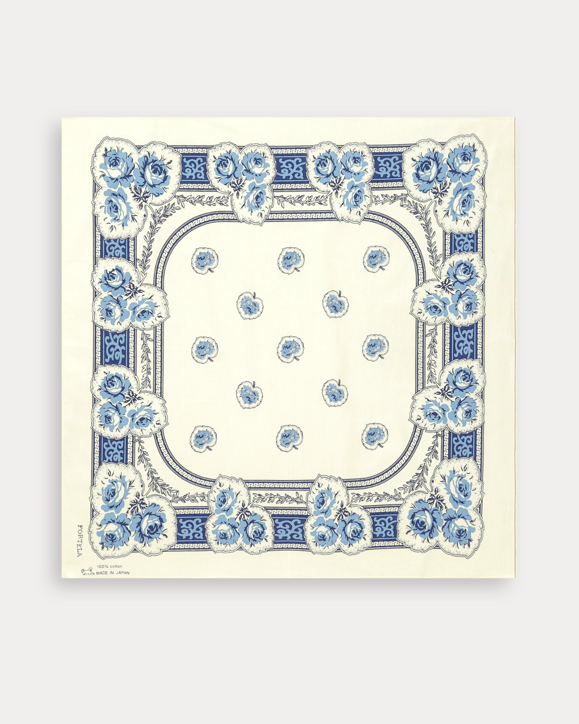 Bandana In Cotone con Stampa Floreale