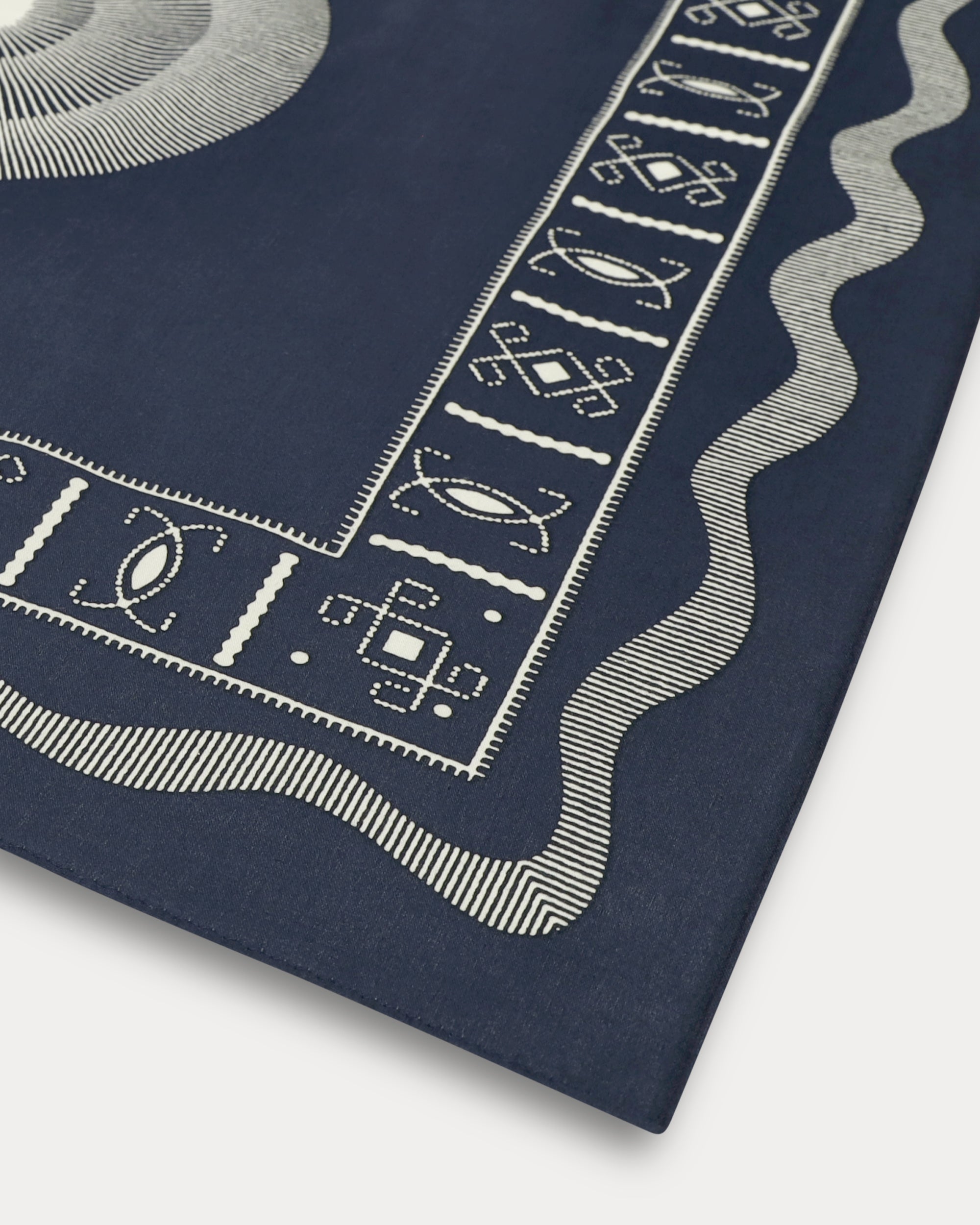 Bandana In Cotone con Stampa "Circle"