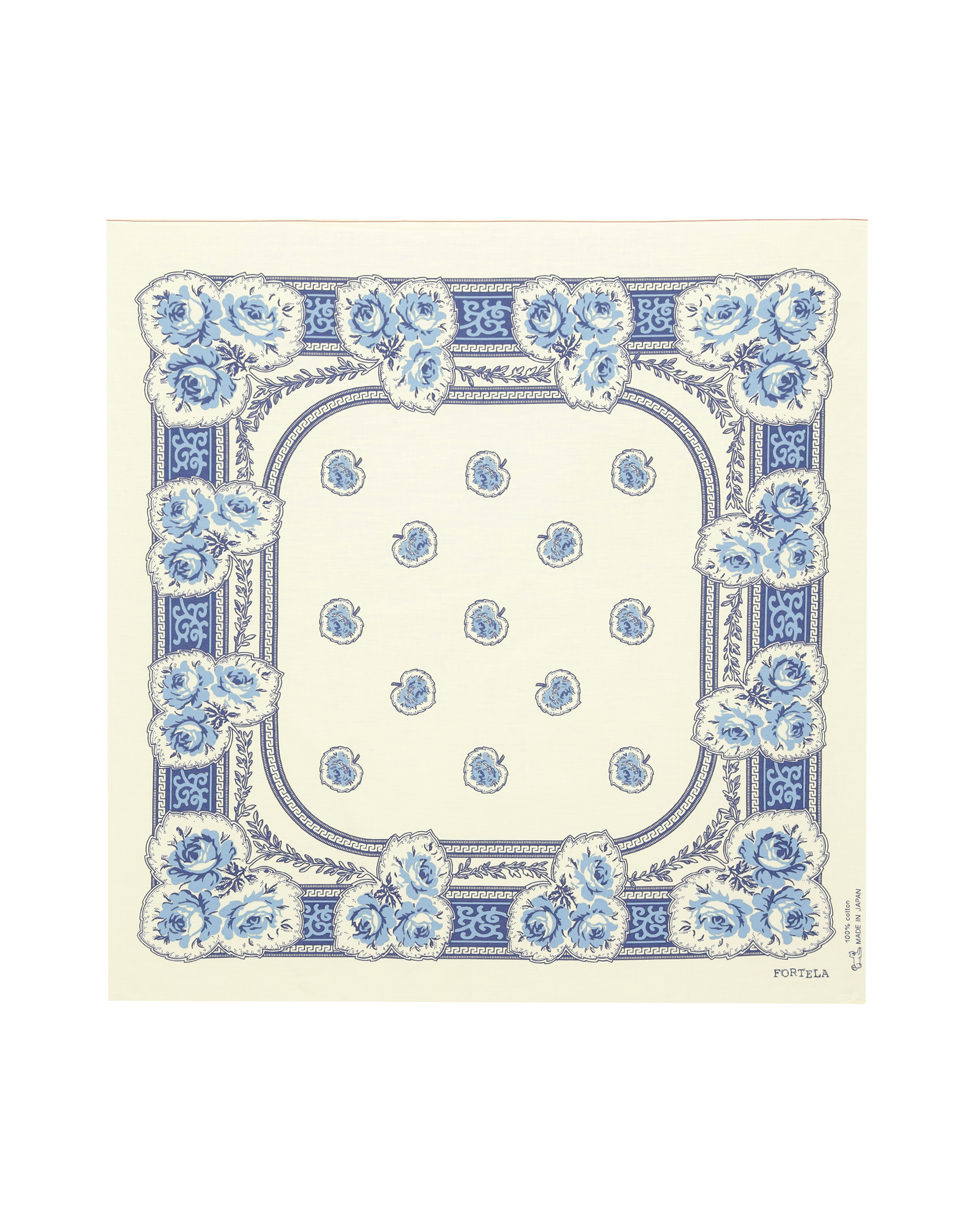 Bandana In Cotone con Stampa Floreale