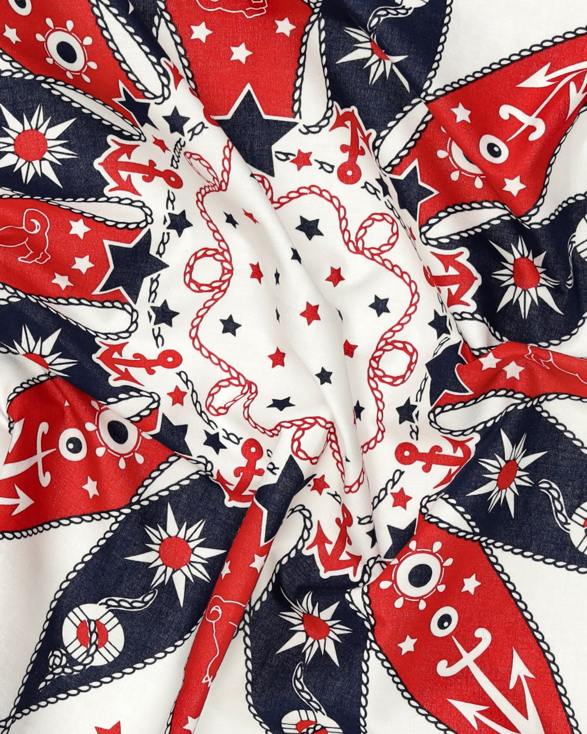 Bandana In Cotone con Stampa "Modse"
