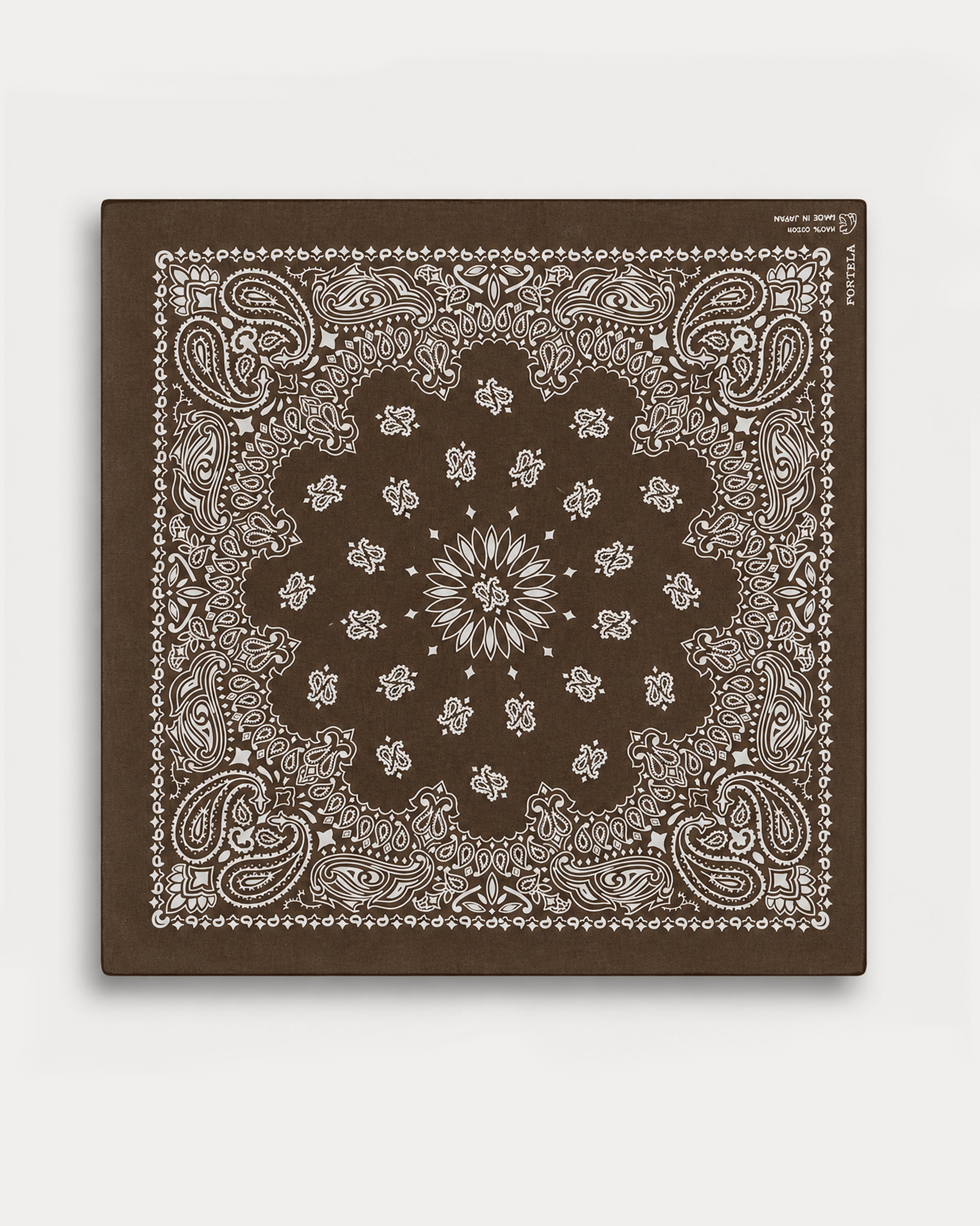 Bandana In Cotone con Stampa "Paisley"