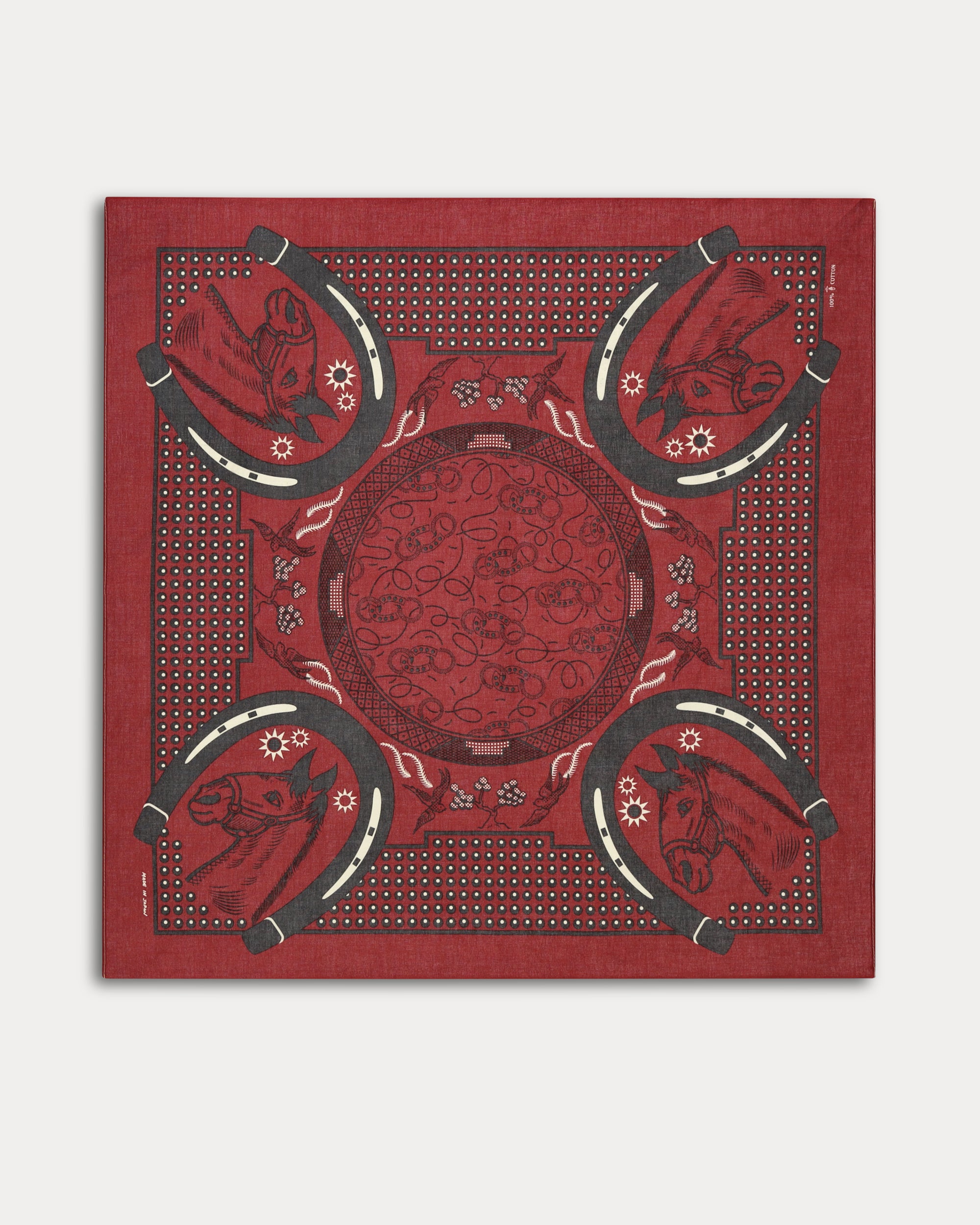 Bandana in Cotone con Stampa "Spirit"