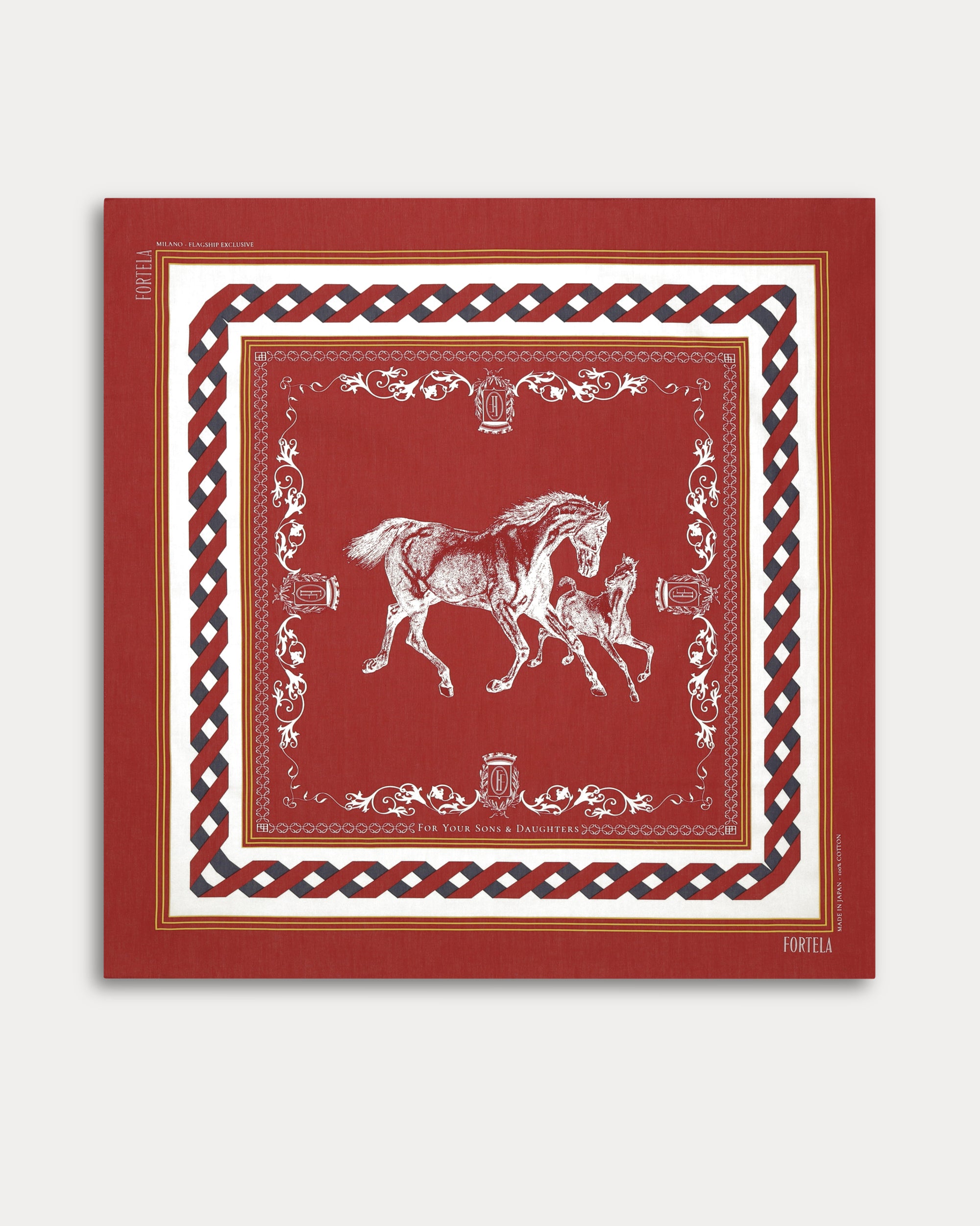 Cotton Bandana with "Spirit" Print