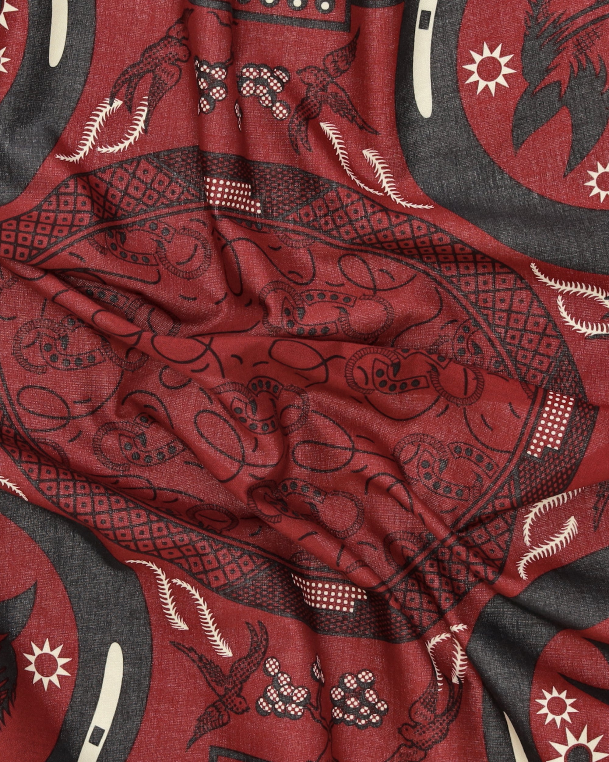 Bandana in Cotone con Stampa "Spirit"