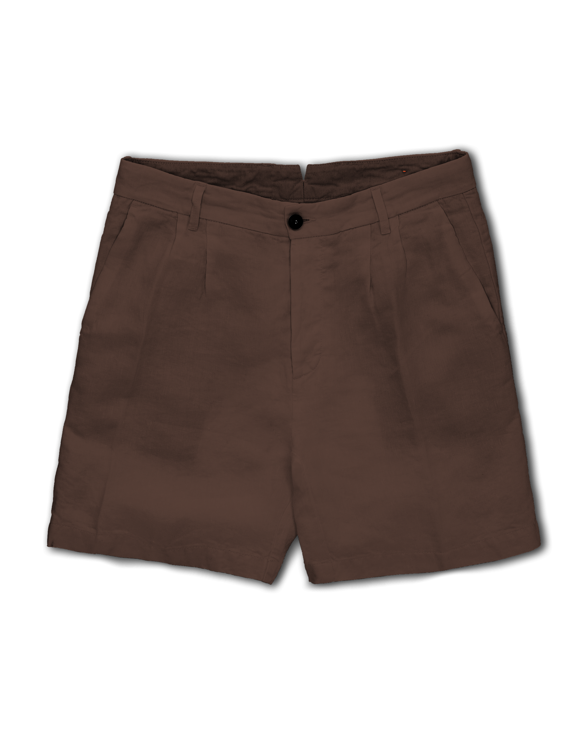 Beachshort Bermuda In Lino Con Pences