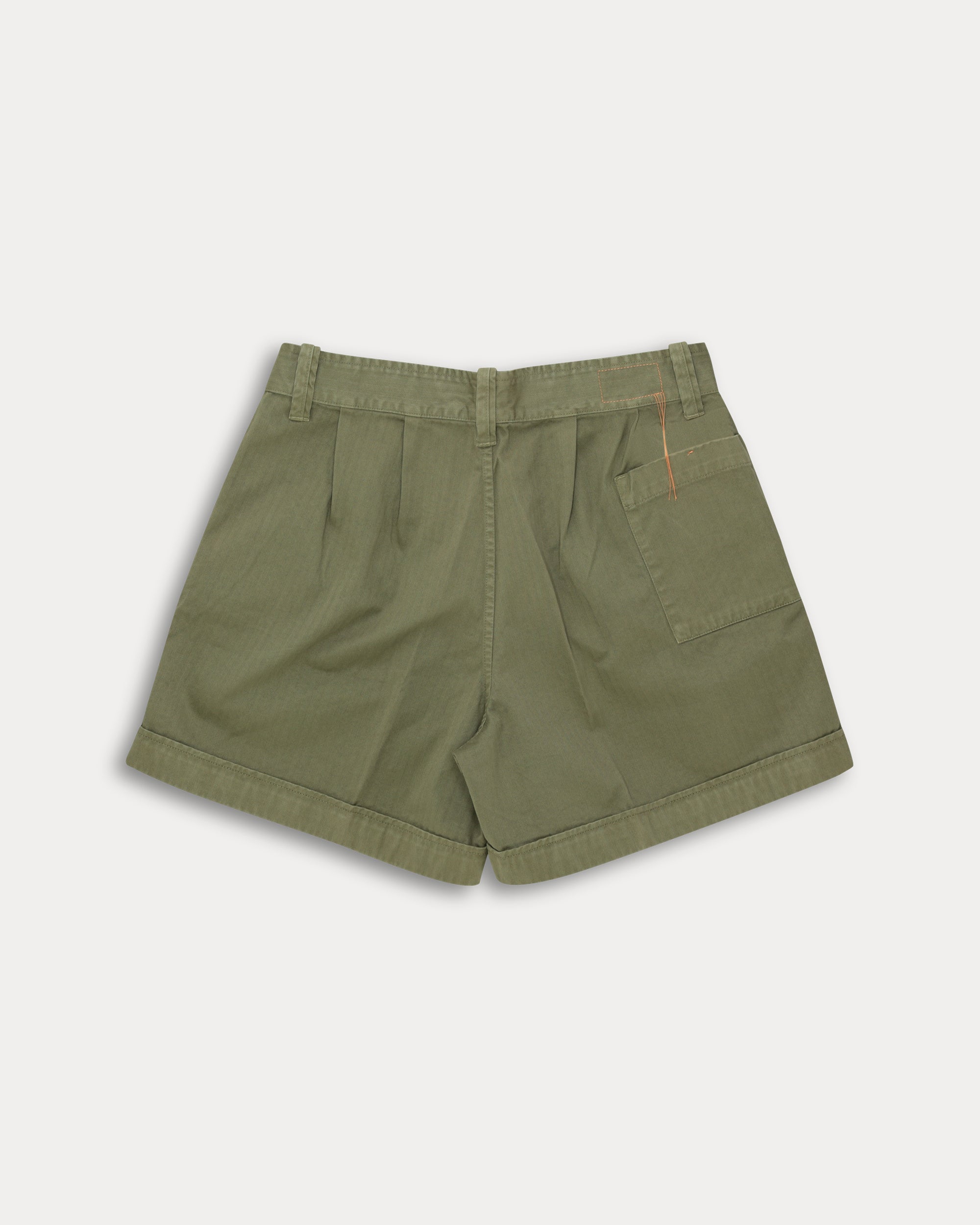 Bedford Cotton Herringbone Bermuda Shorts