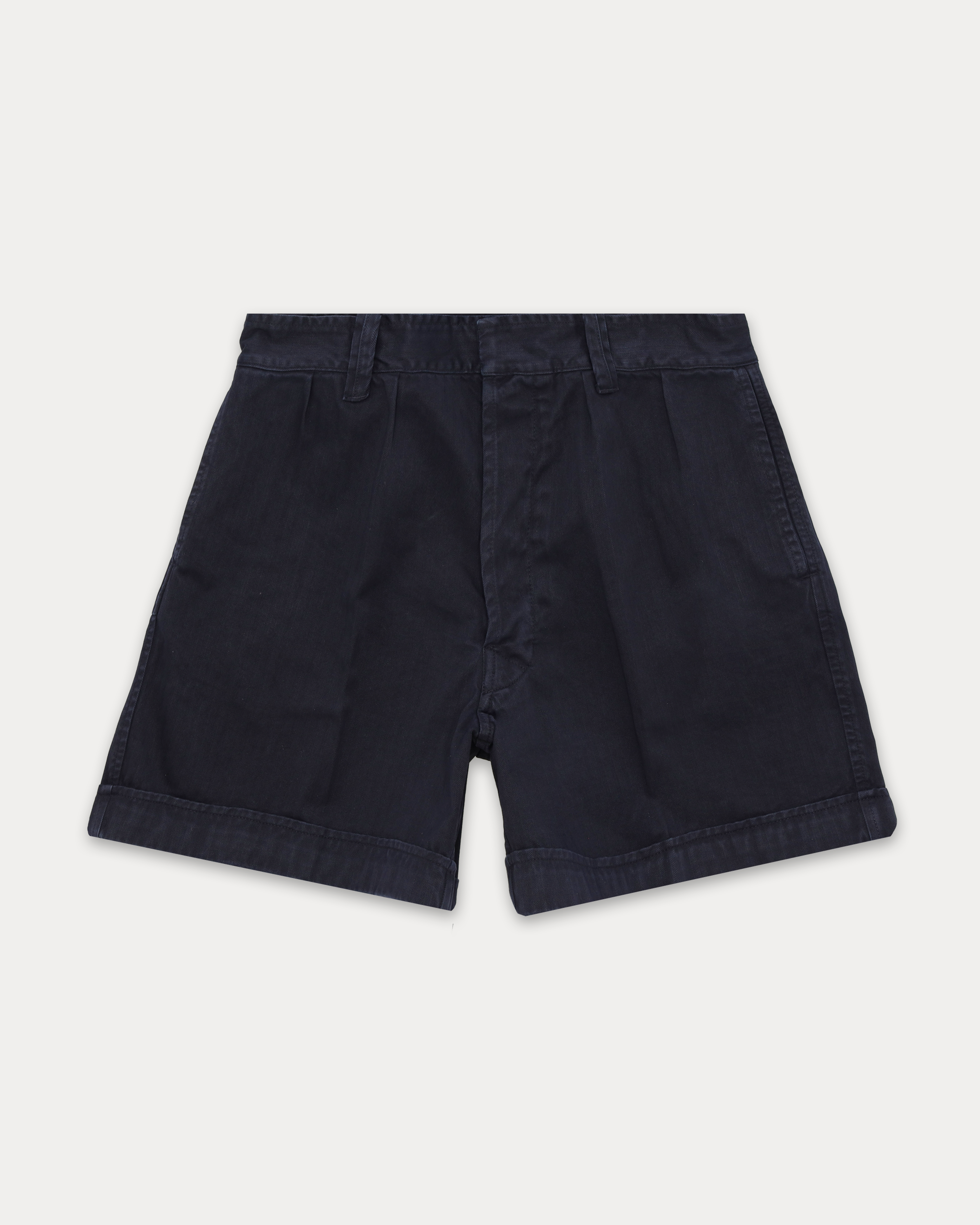 Bedford Bermuda In Herringbone Di Cotone