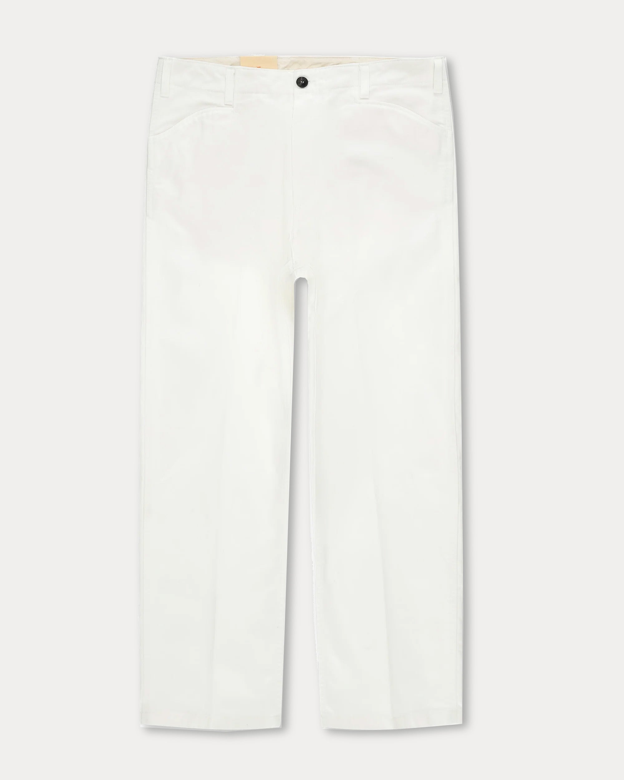 Ben Pantaloni Chino In Gabardine di Cotone Pesante