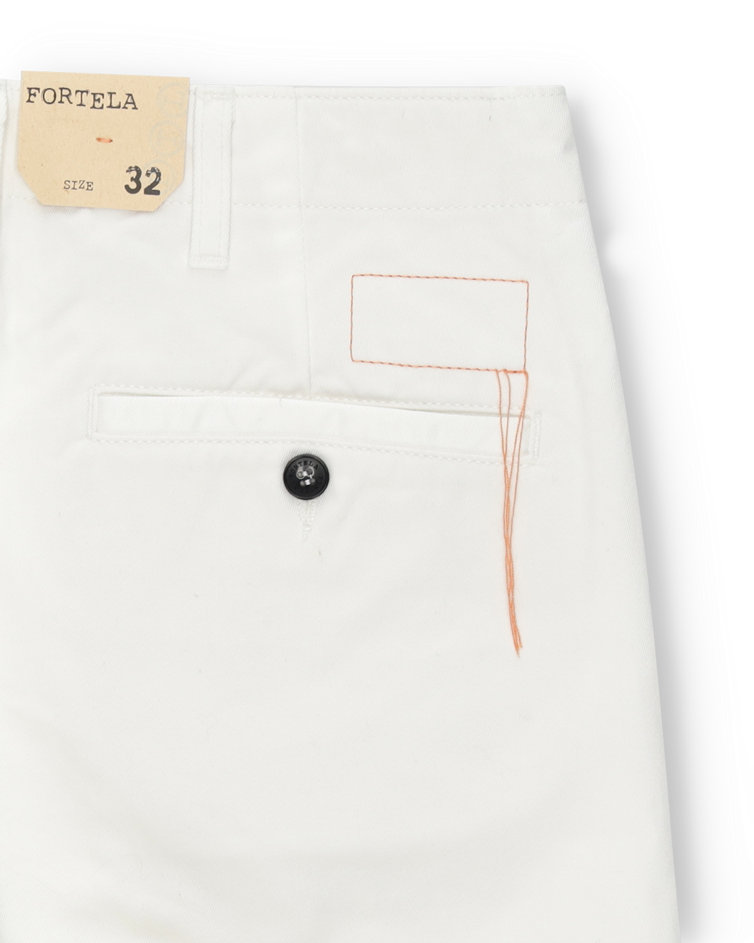 Ben Pantaloni Chino In Gabardine di Cotone Pesante