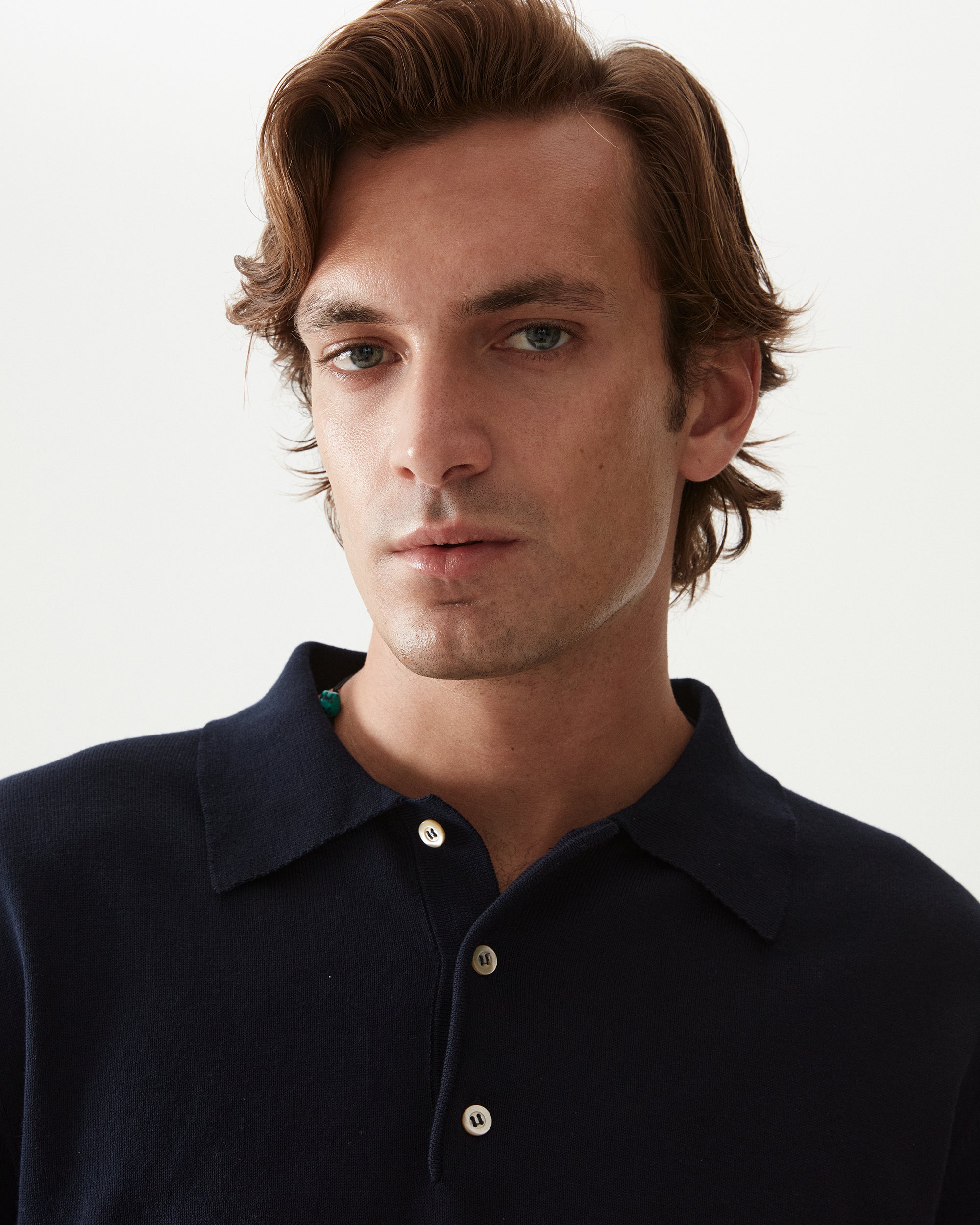Bennet Long Sleeve Cotton Polo
