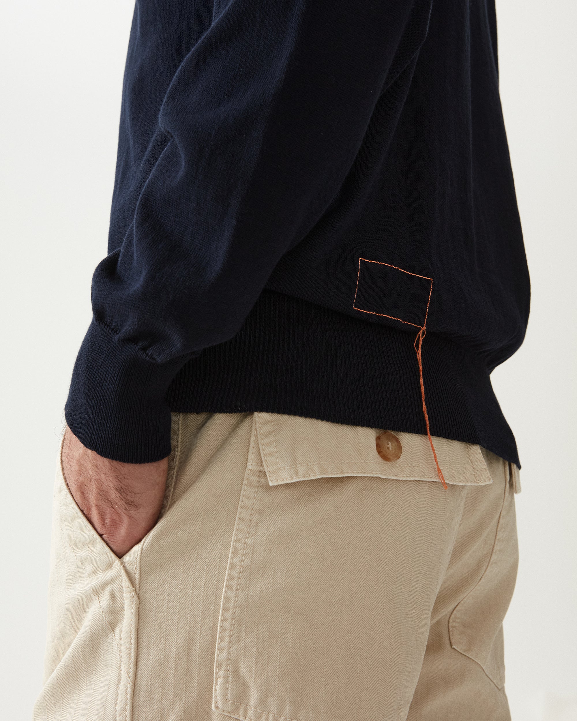 Bennet Long Sleeve Cotton Polo