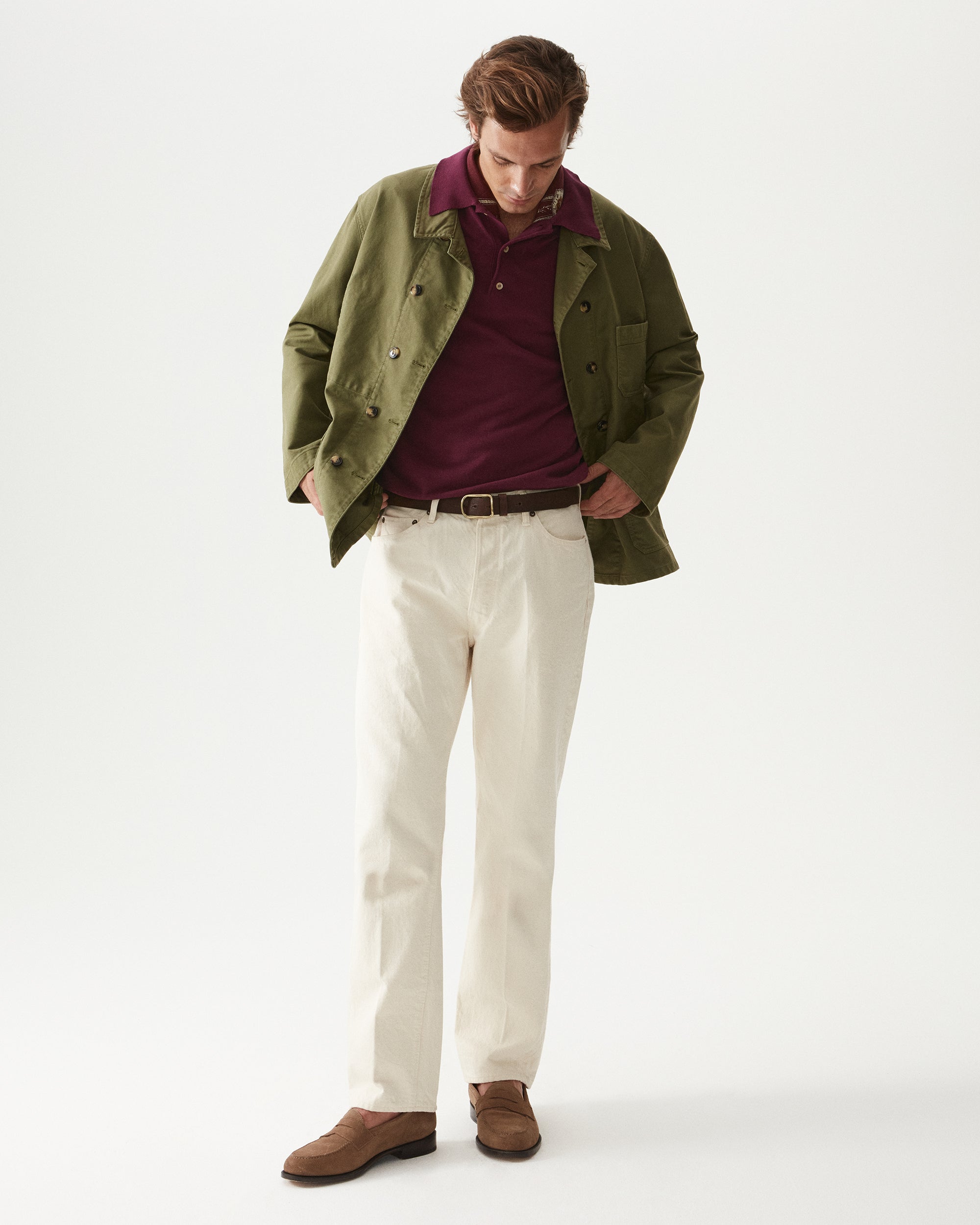 Bennet Long Sleeve Cotton Polo