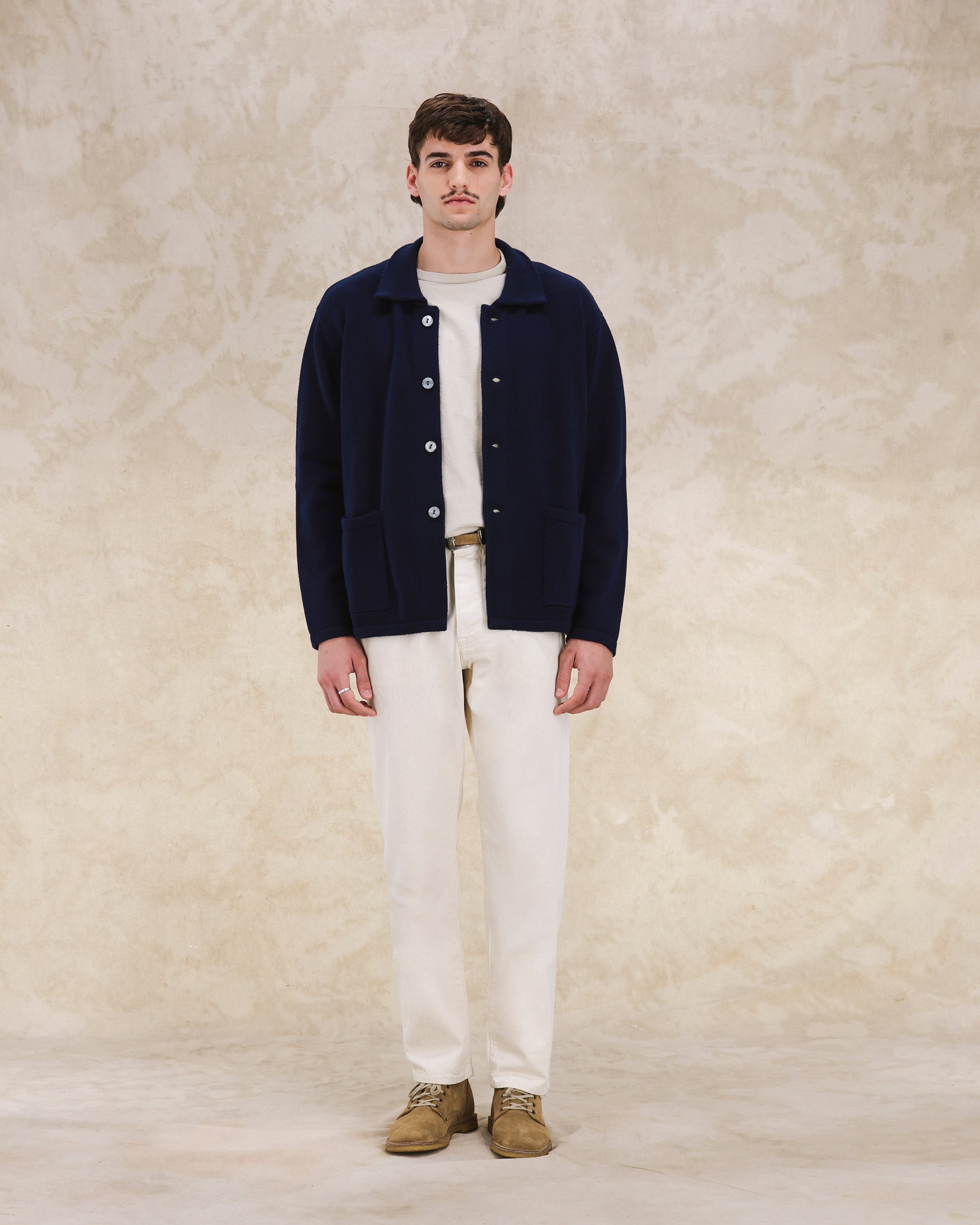 Beta Cardigan In Lana Merino