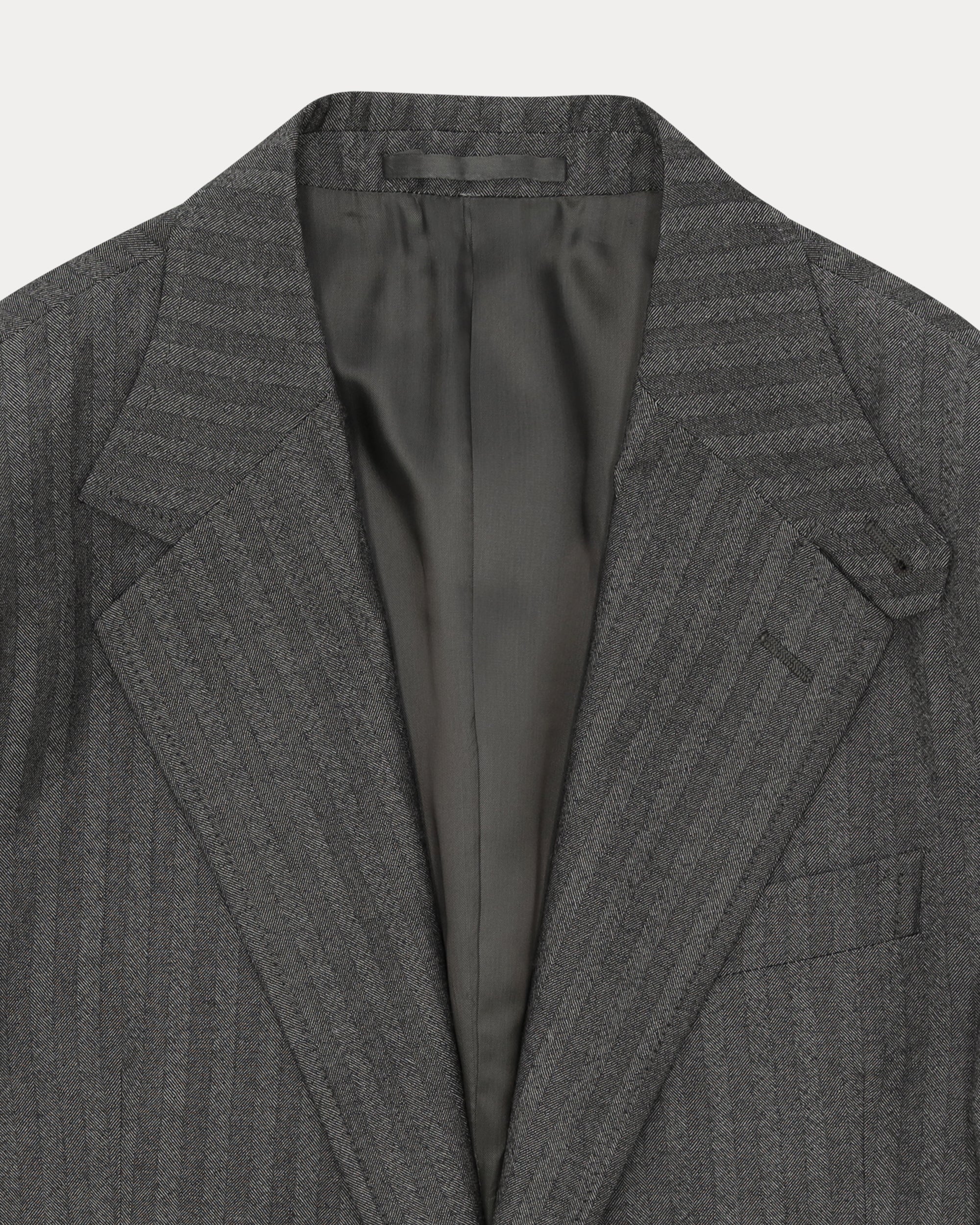 Bertolucci Herringbone Wool Suit