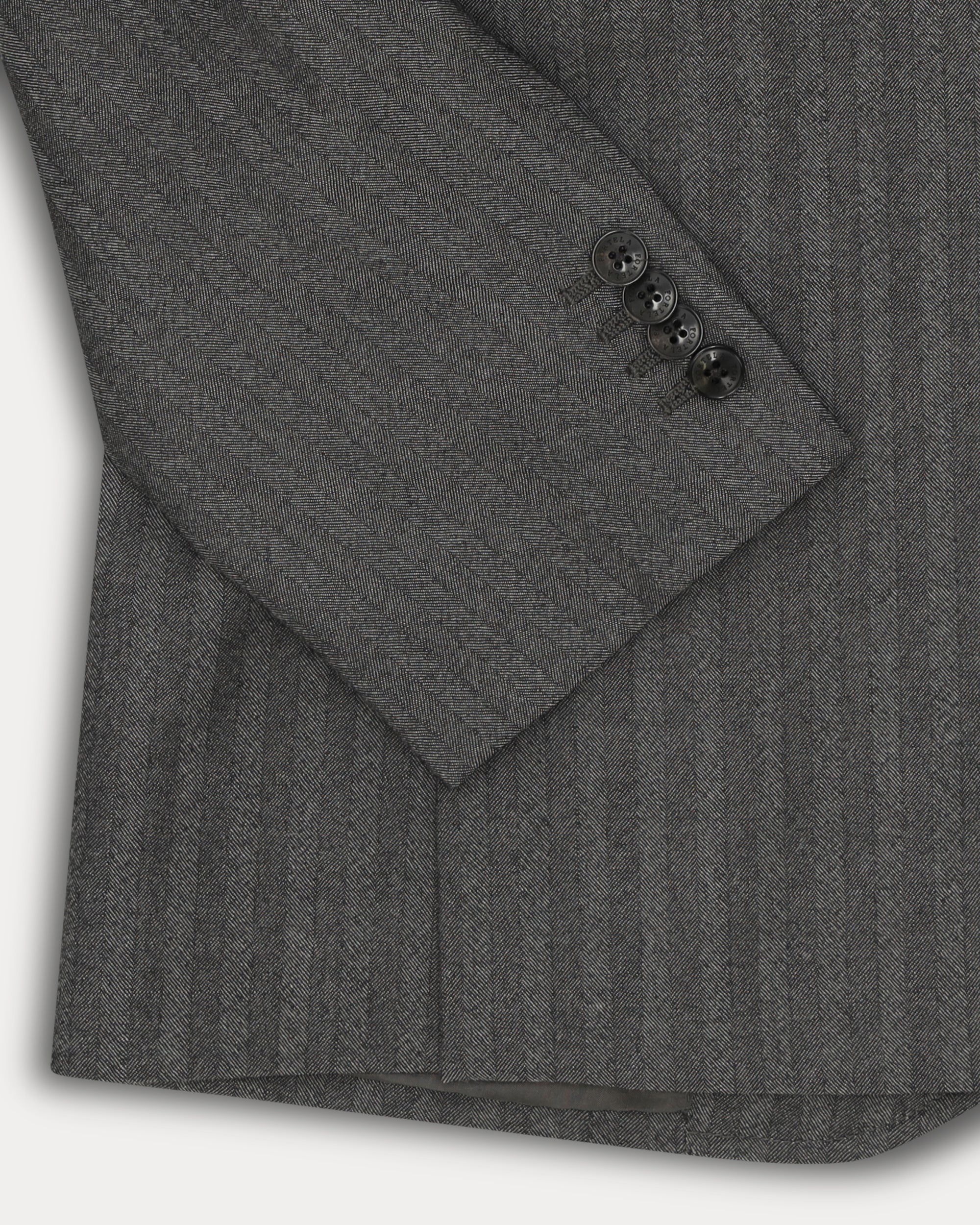 Bertolucci Herringbone Wool Suit