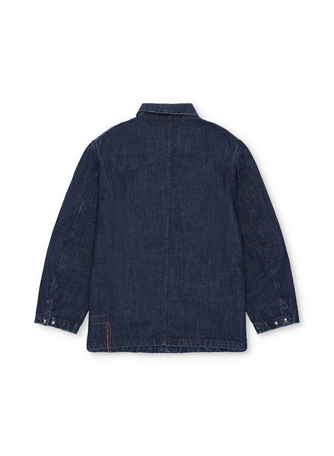 Blake Giacca In Denim Indigo Rinse