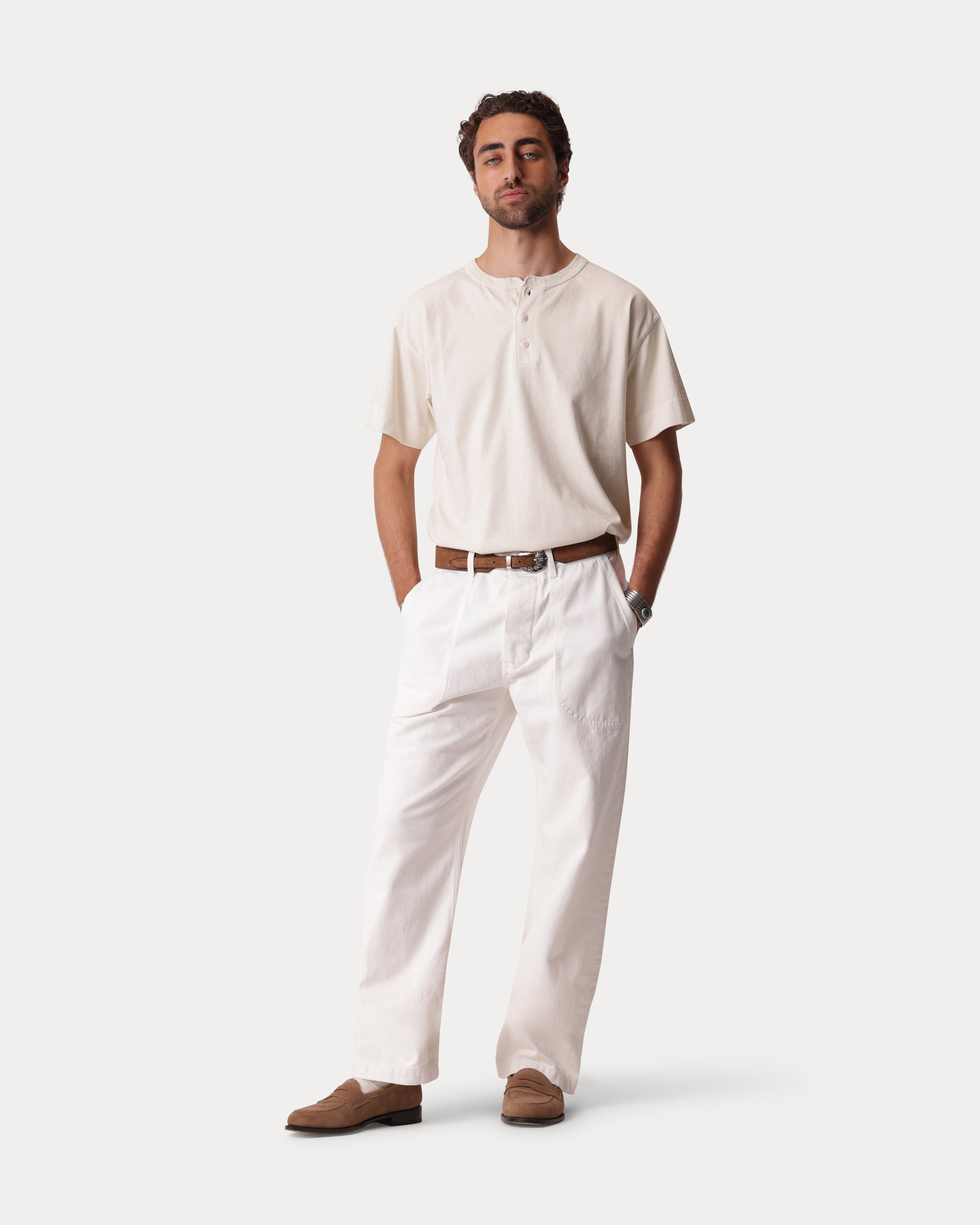 Bliss T-shirt Serafino in Cotone