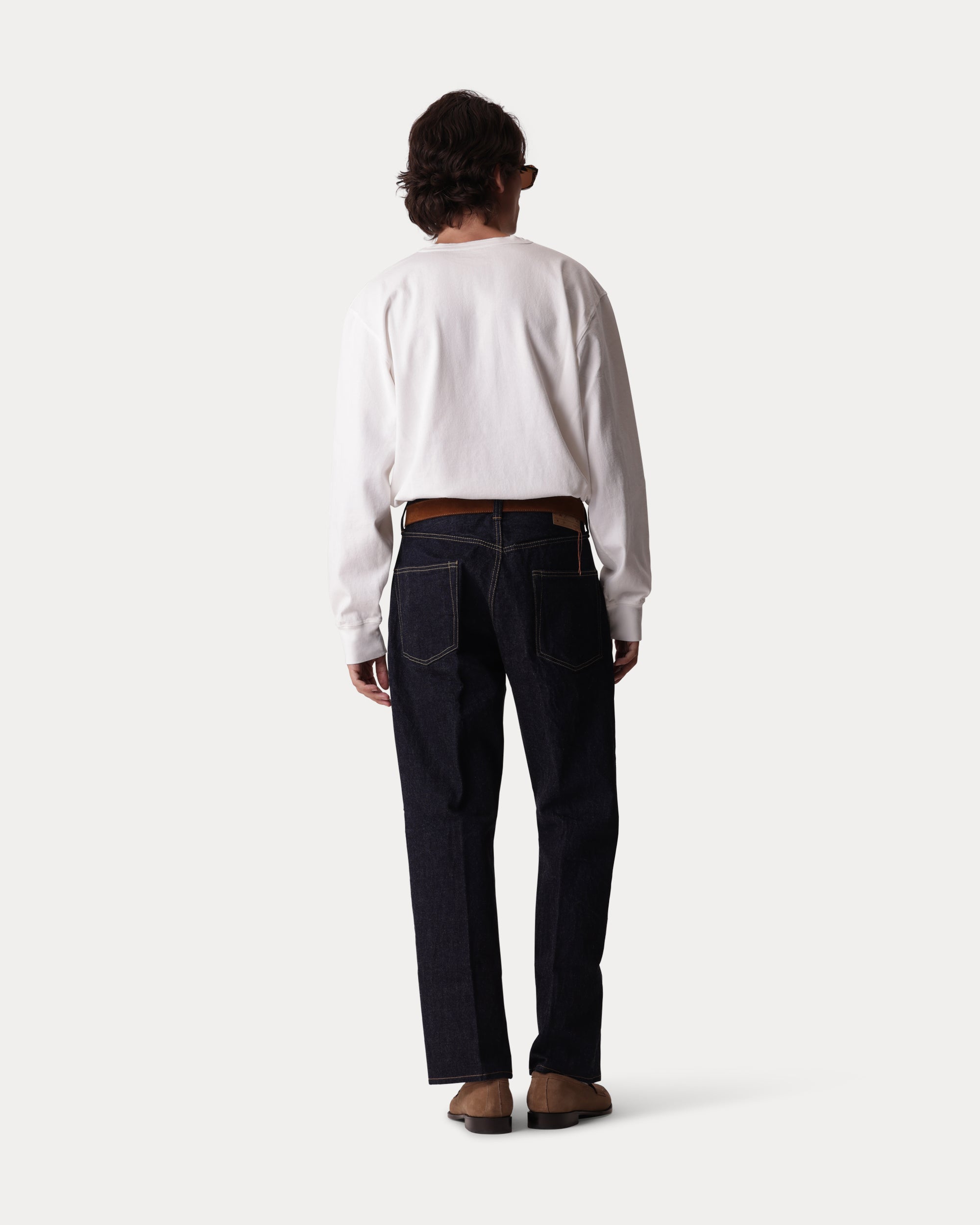 Bliss T-shirt Serafino in Cotone Manica Lunga