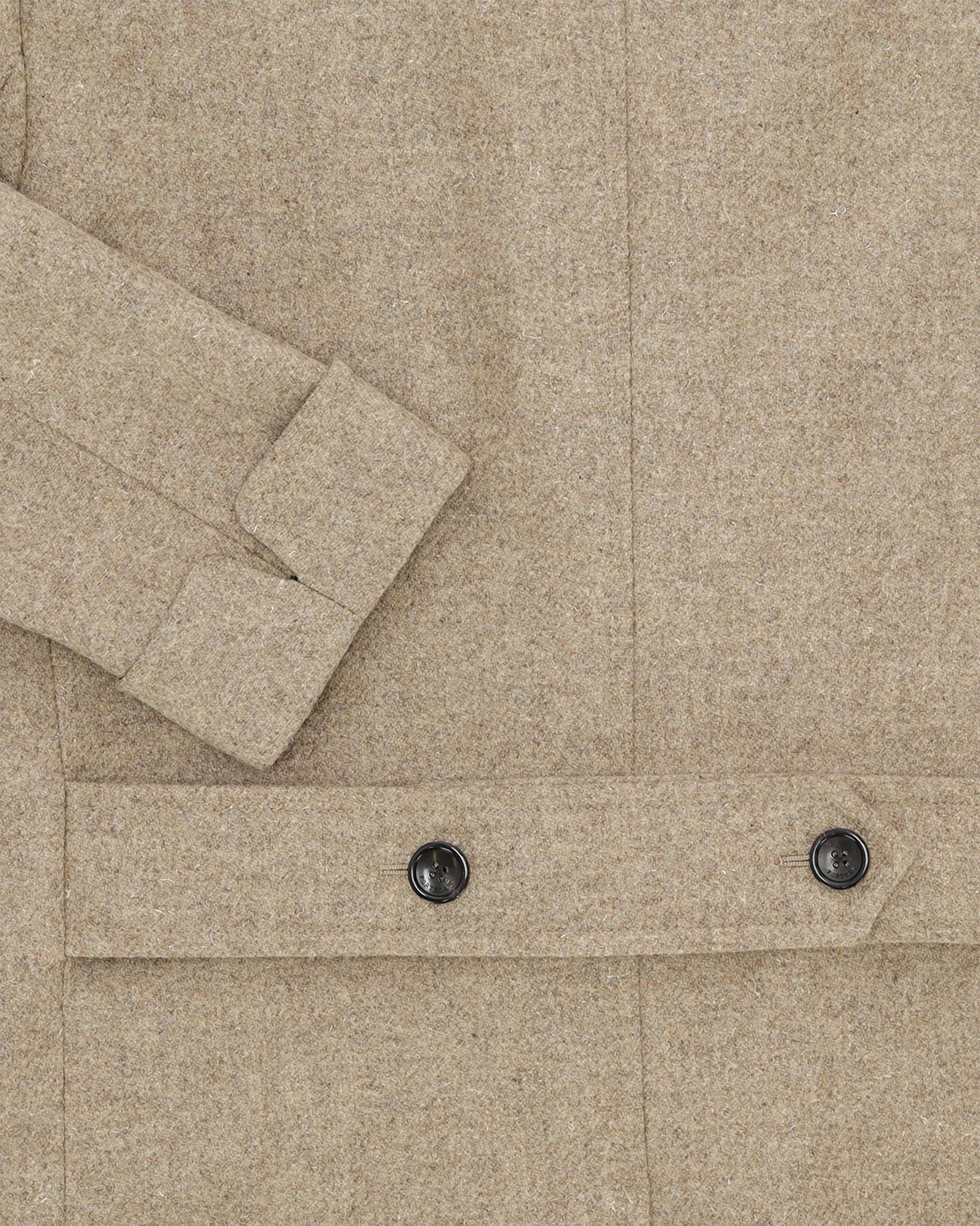 Bogart Cappotto Doppiopetto In Herringbone di Lana