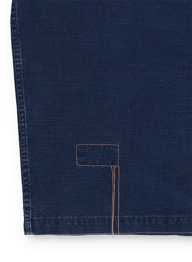 Bohem Camicia In Denim Manica Corta