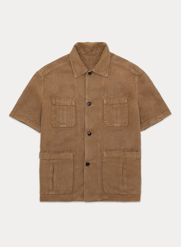 Bohem Short Sleeve Linen Shirt