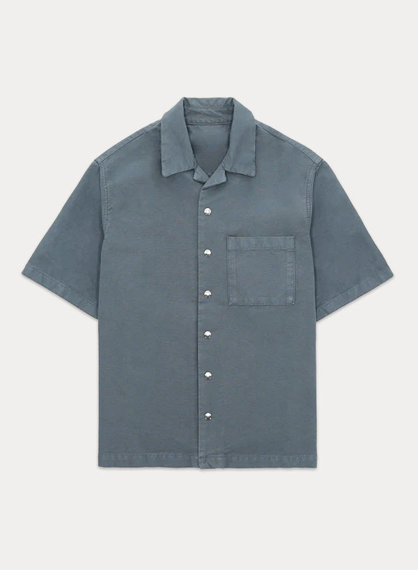 Bowling Short Sleeve Cotton Shirt