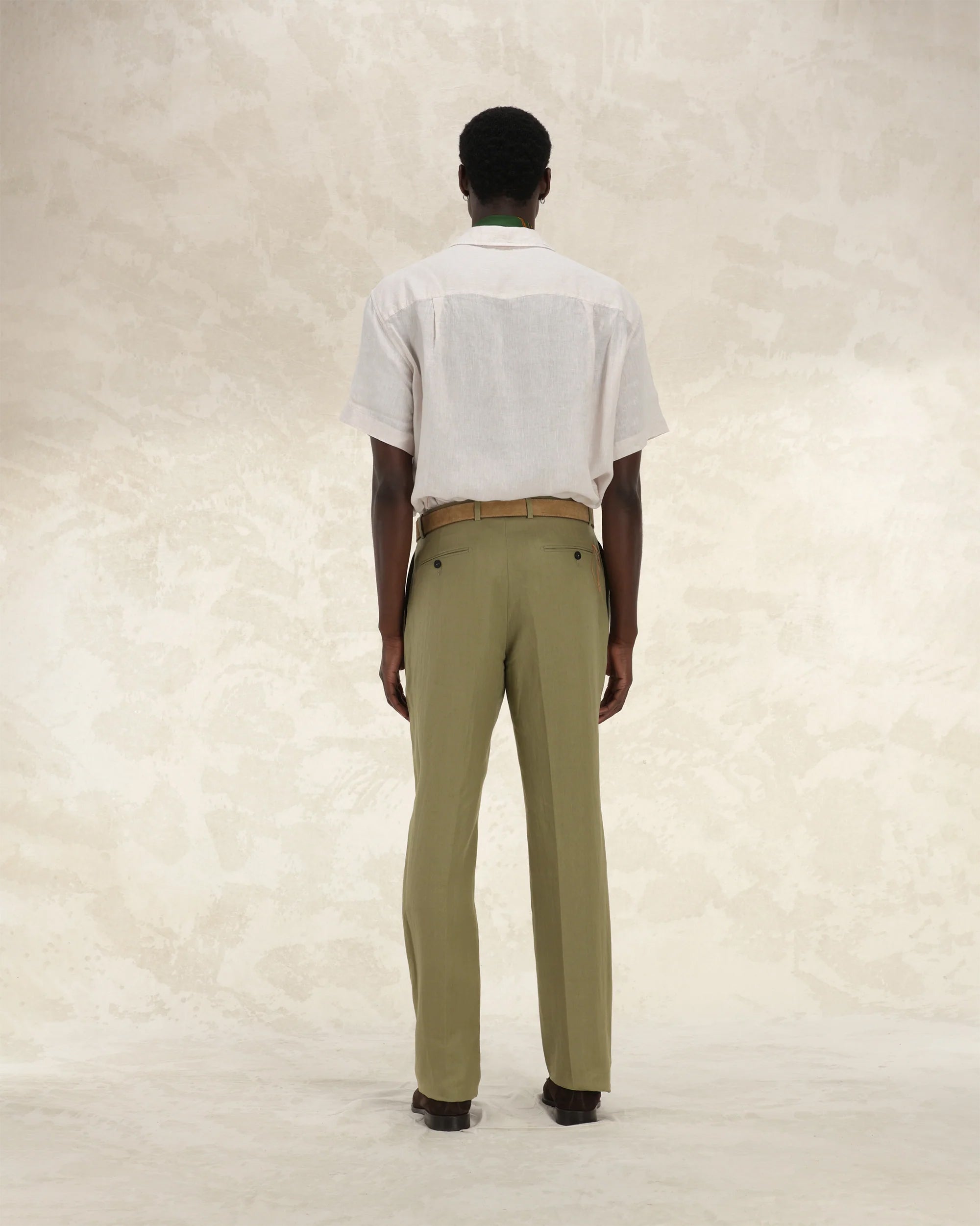 Bowling Short Sleeve Linen Shirt