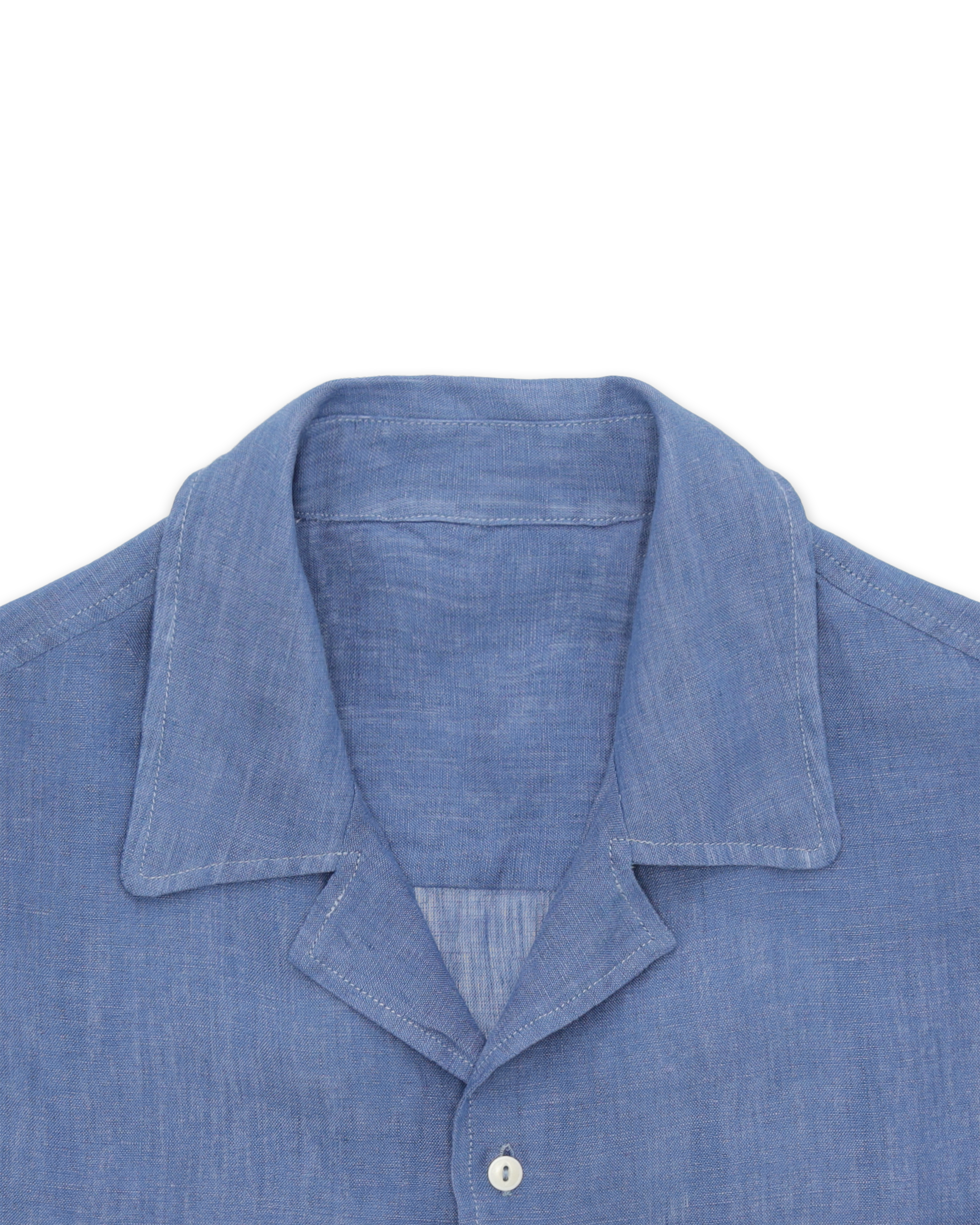 Bowling Camicia In Lino Manica Corta