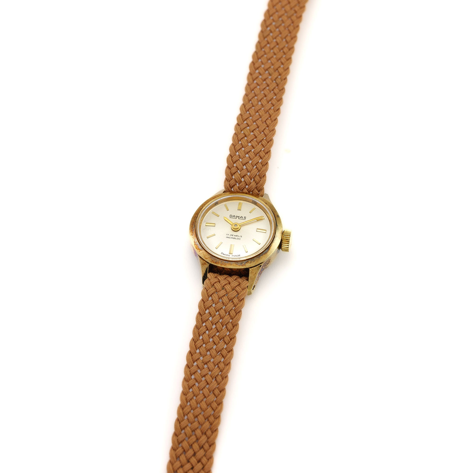 Damas Pulce Oro BR13 Quadrante Crema