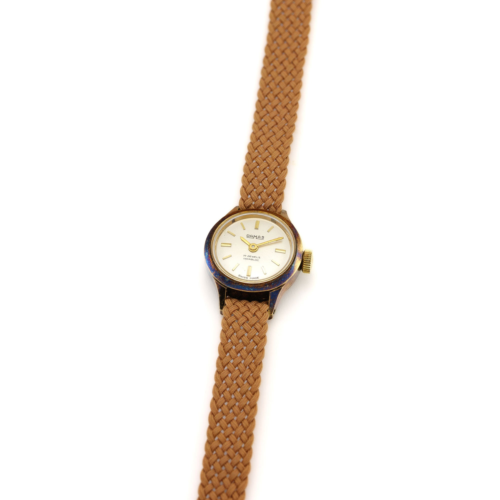 Damas Pulce Oro BR14 Quadrante Crema