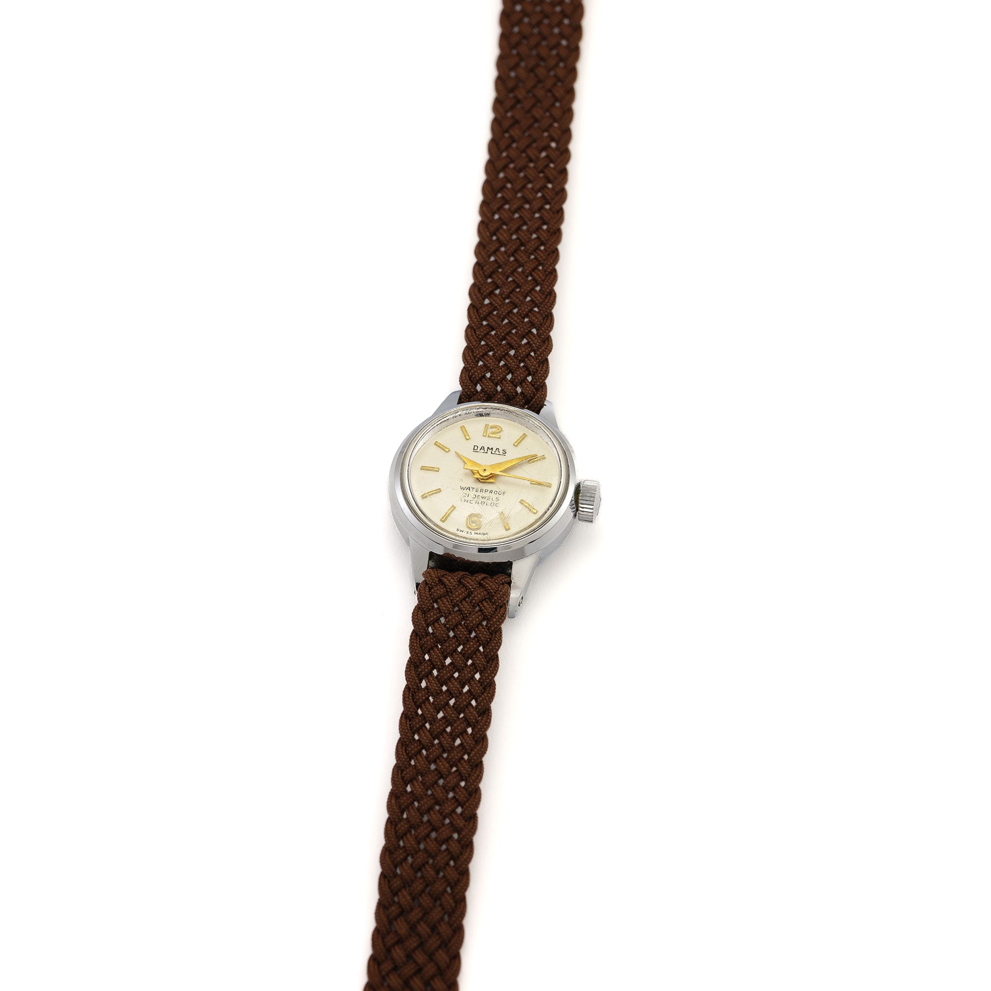 Damas Pulce Argento BR15 Quadrante Crema