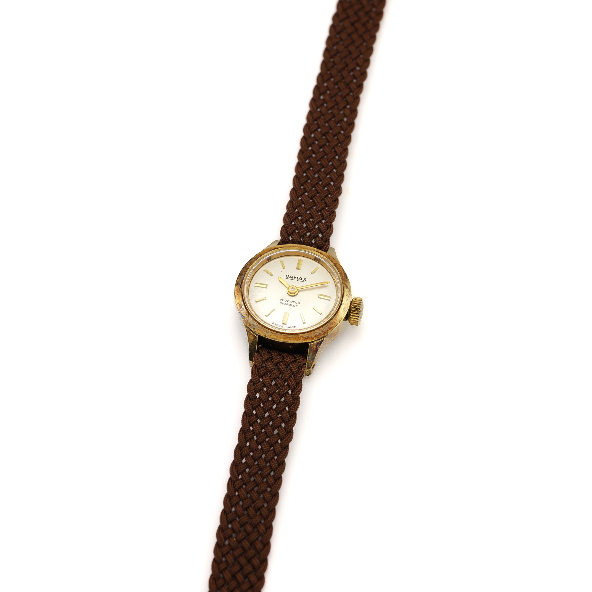 Damas Pulce Oro BR16 Quadrante Crema