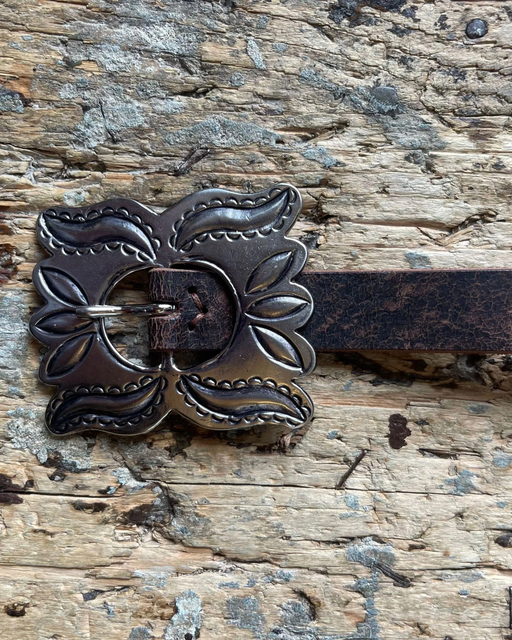 Butterfly Leather Belt